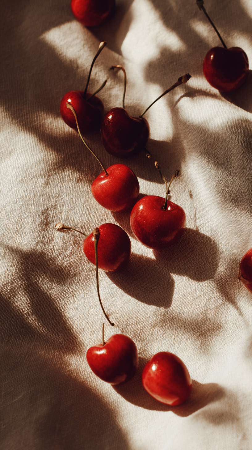 fond d'écran Cerise iphone ios gratuit