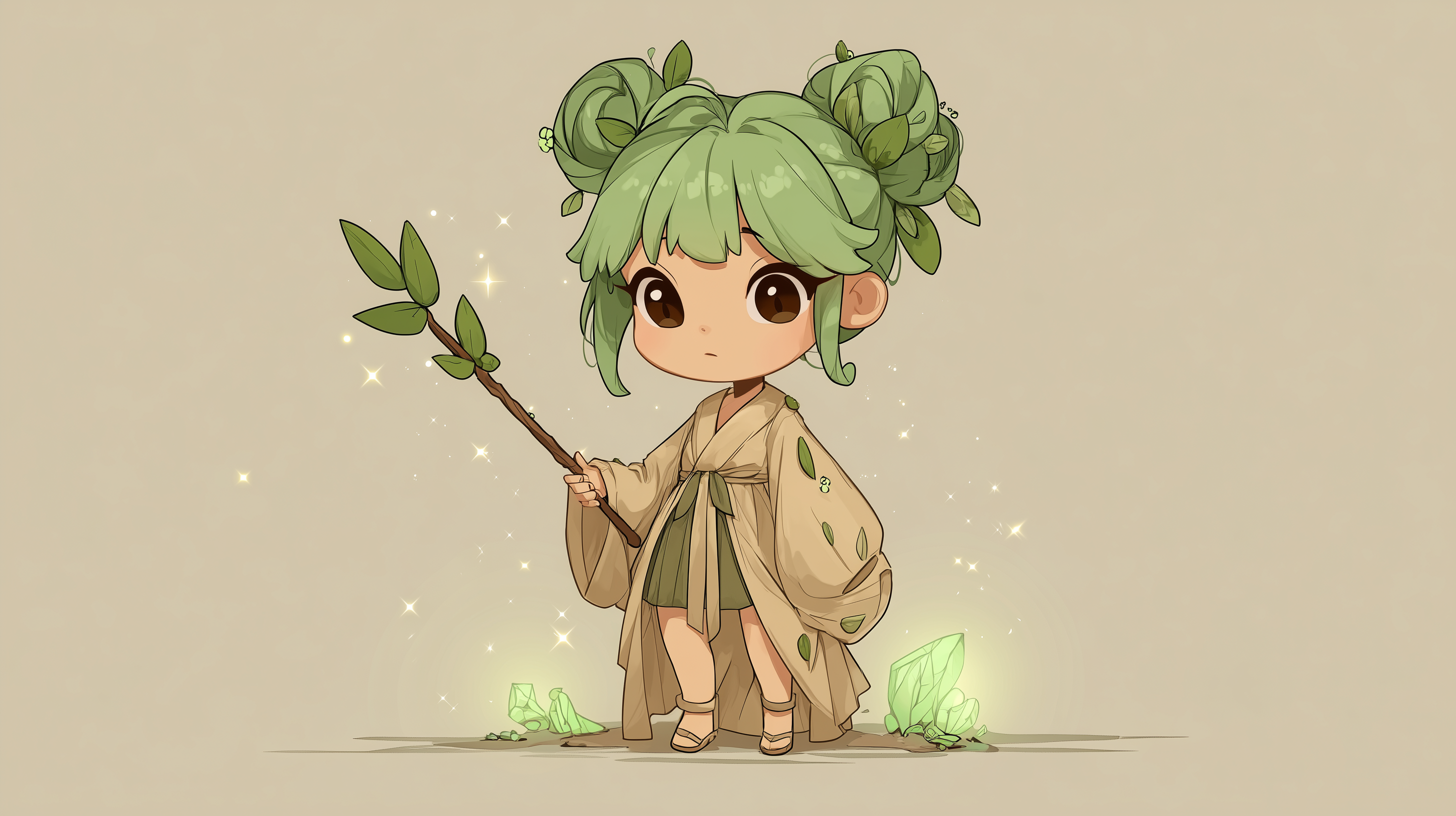 fond d'écran Chibi 4k pour pc téléchargement gratuit