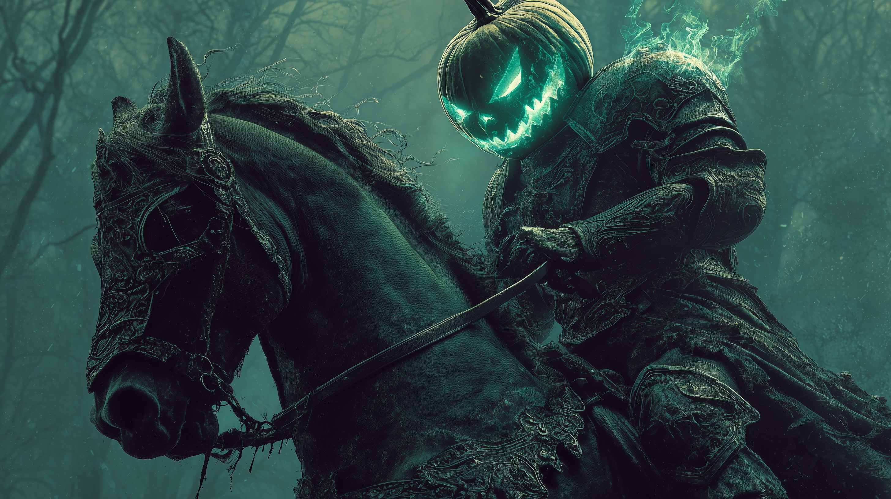 fond d'écran Headless Horseman 4k windows 10 téléchargement gratuit