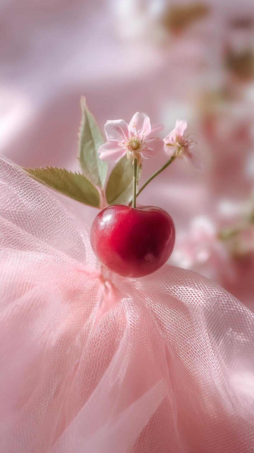 fond d'écran Cerise iphone original télécharger gratuit