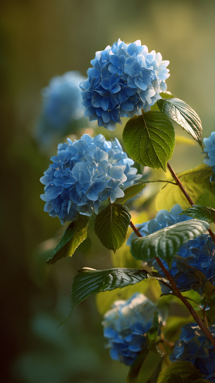 fond d'écran Hortensias téléphone Sony gratuit
