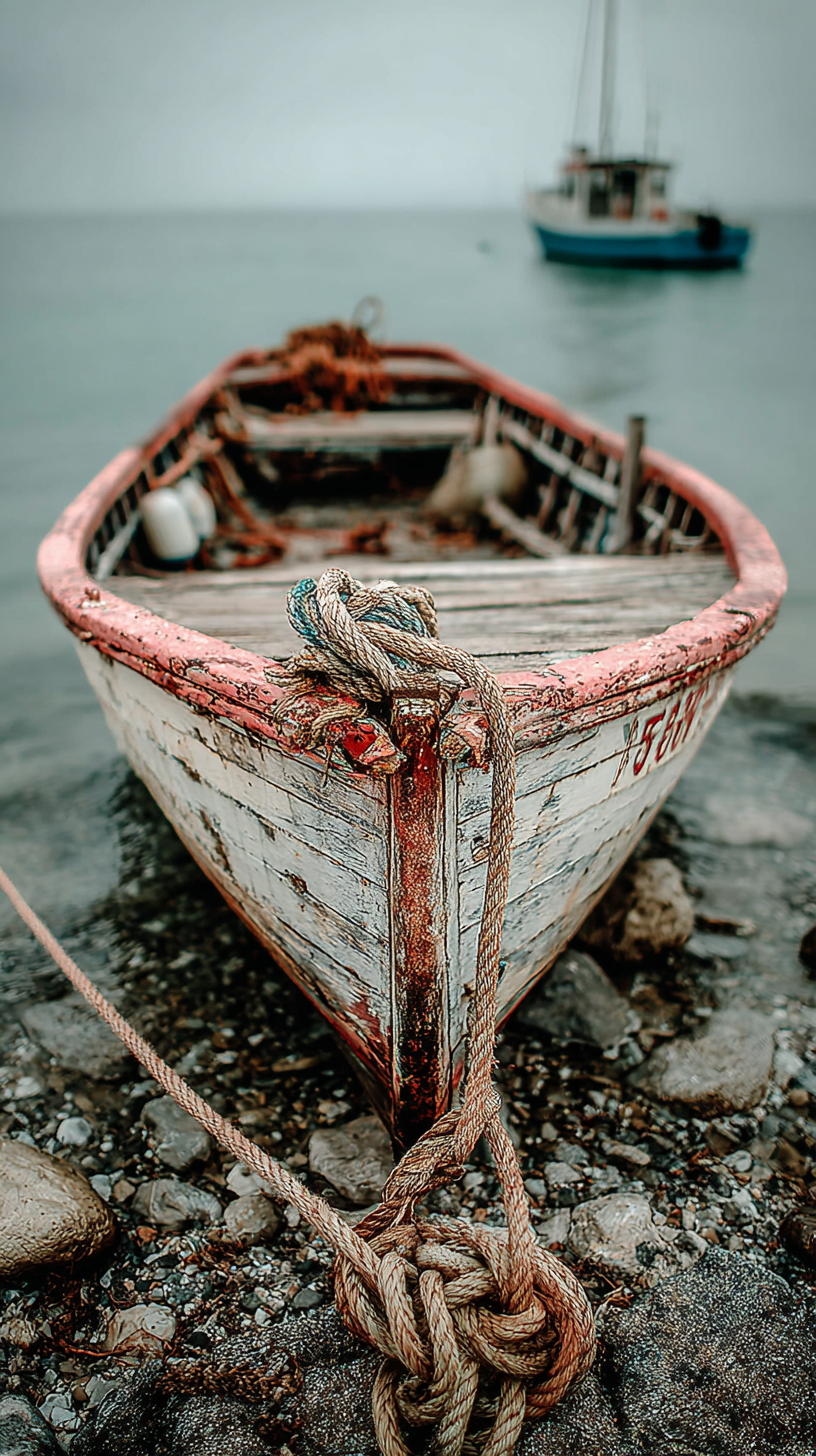 fond d'écran Bateau en bois iphone 15 gratuit