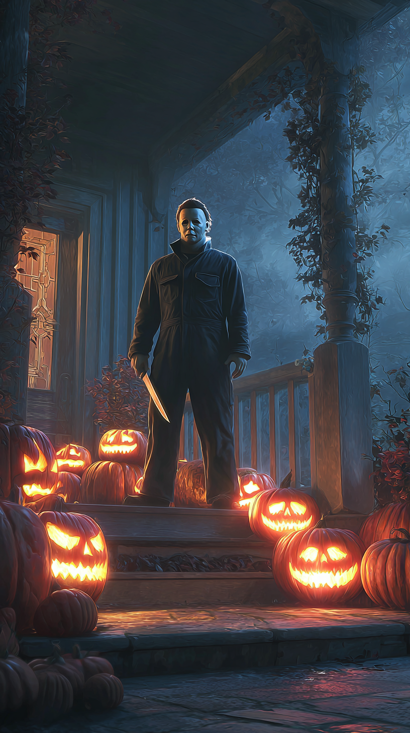 fond d'écran Michael Myers iphone 16 plus gratuit