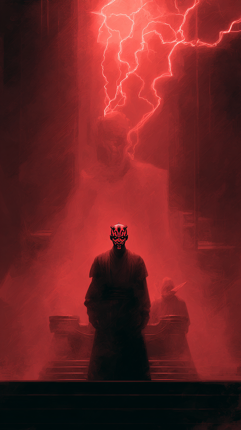 fond d'écran Darth Maul iphone 15 gratuit