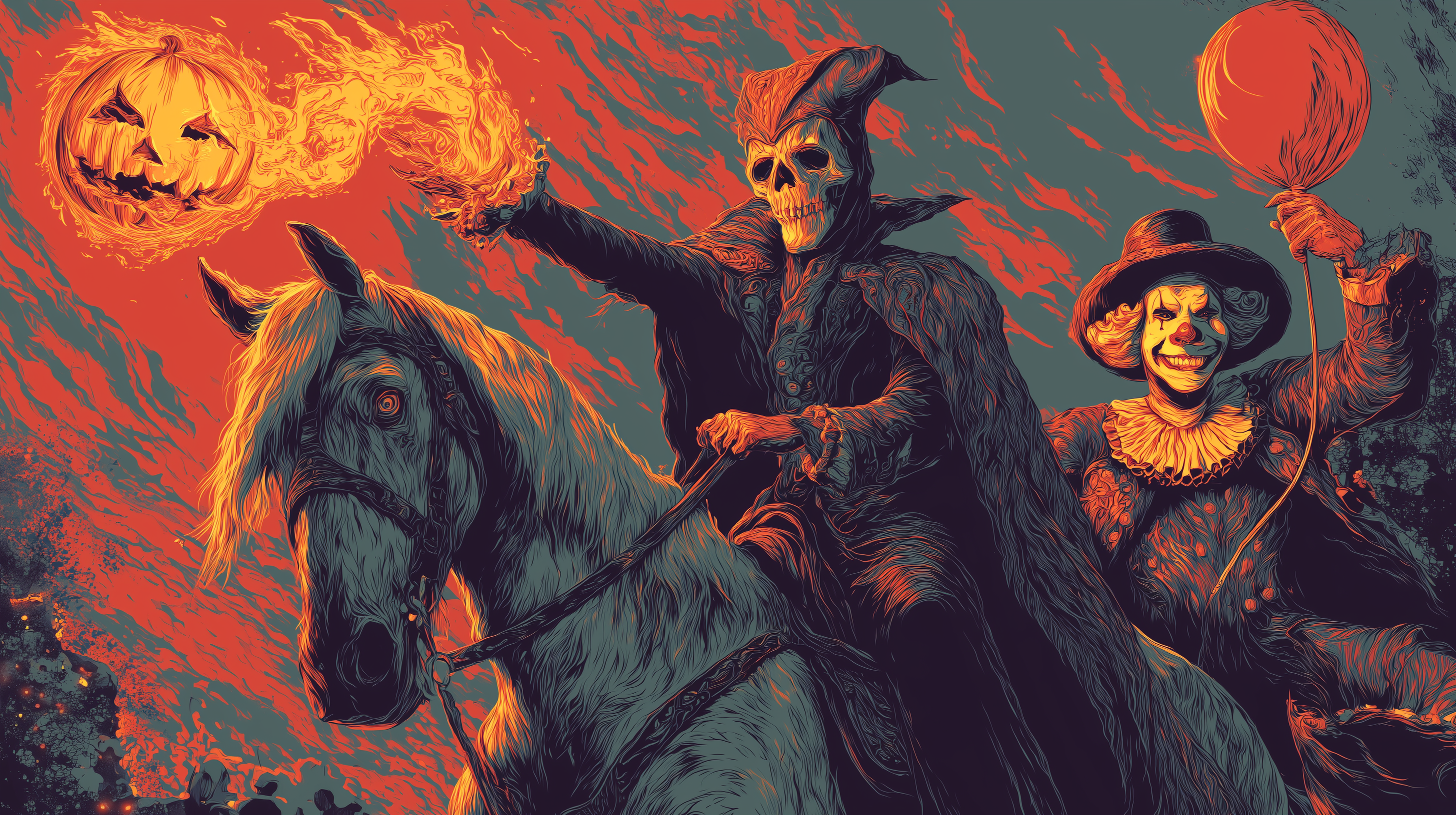 fond d'écran Headless Horseman pc 4k ultra hd téléchargement gratuit