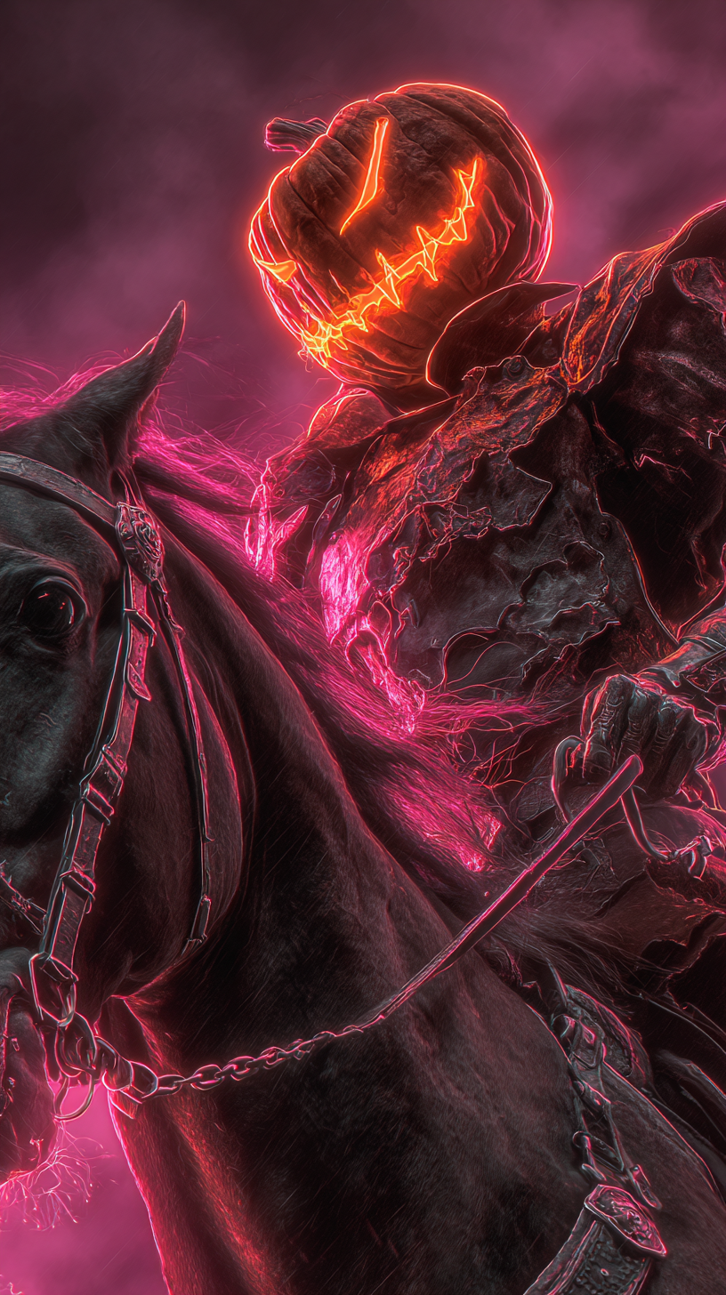 fond d'écran Headless Horseman téléphone 4k télécharger gratuit