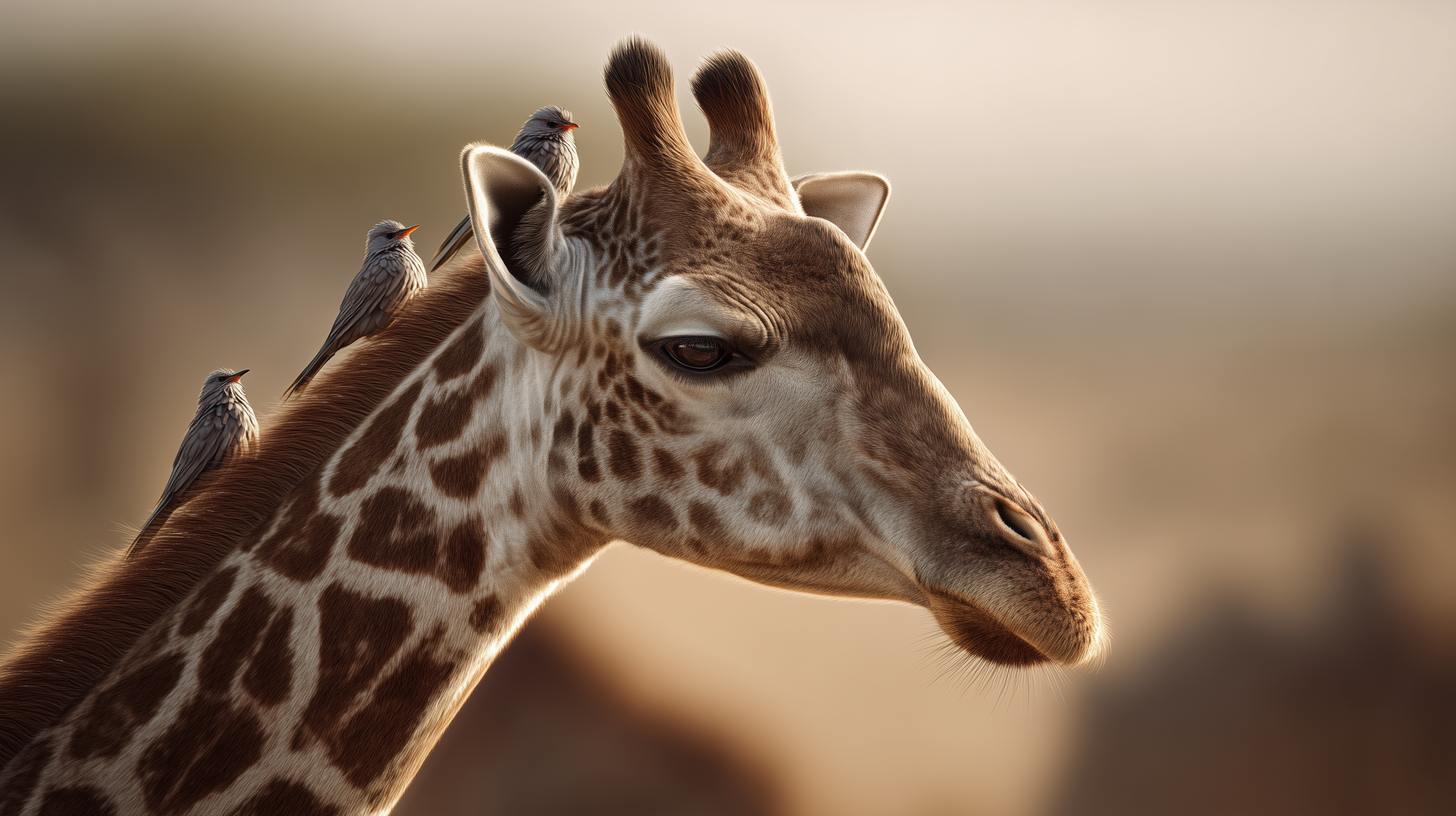 fond d'écran Girafe dell téléchargement gratuit