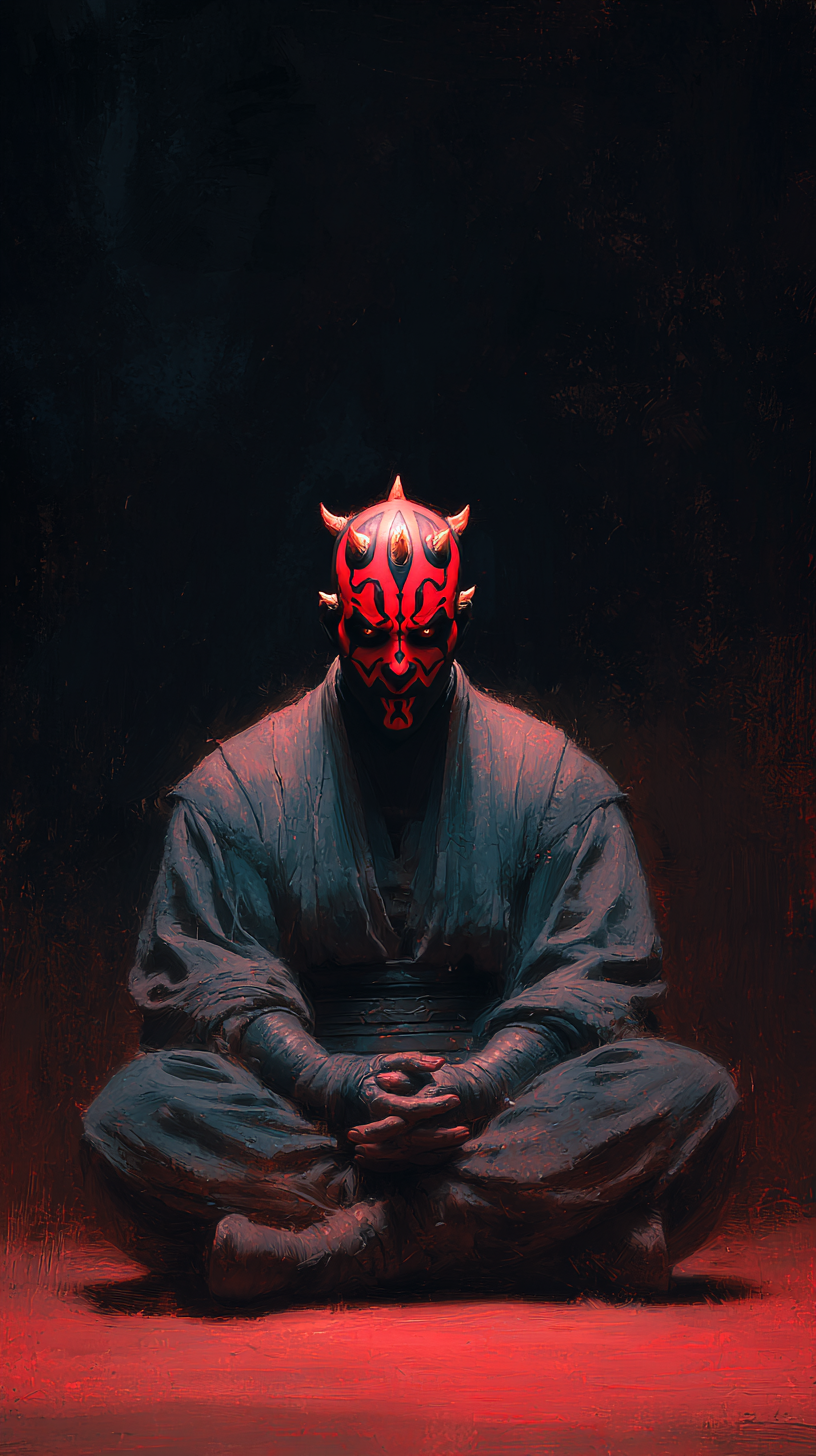 fond d'écran Darth Maul iphone 12 gratuit