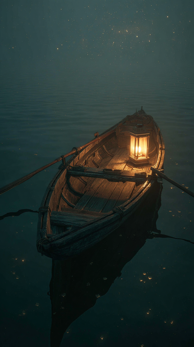 fond d'écran Bateau en bois iphone 14 gratuit