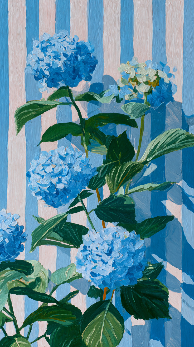fond d'écran Hortensias android gratuit télécharger gratuit