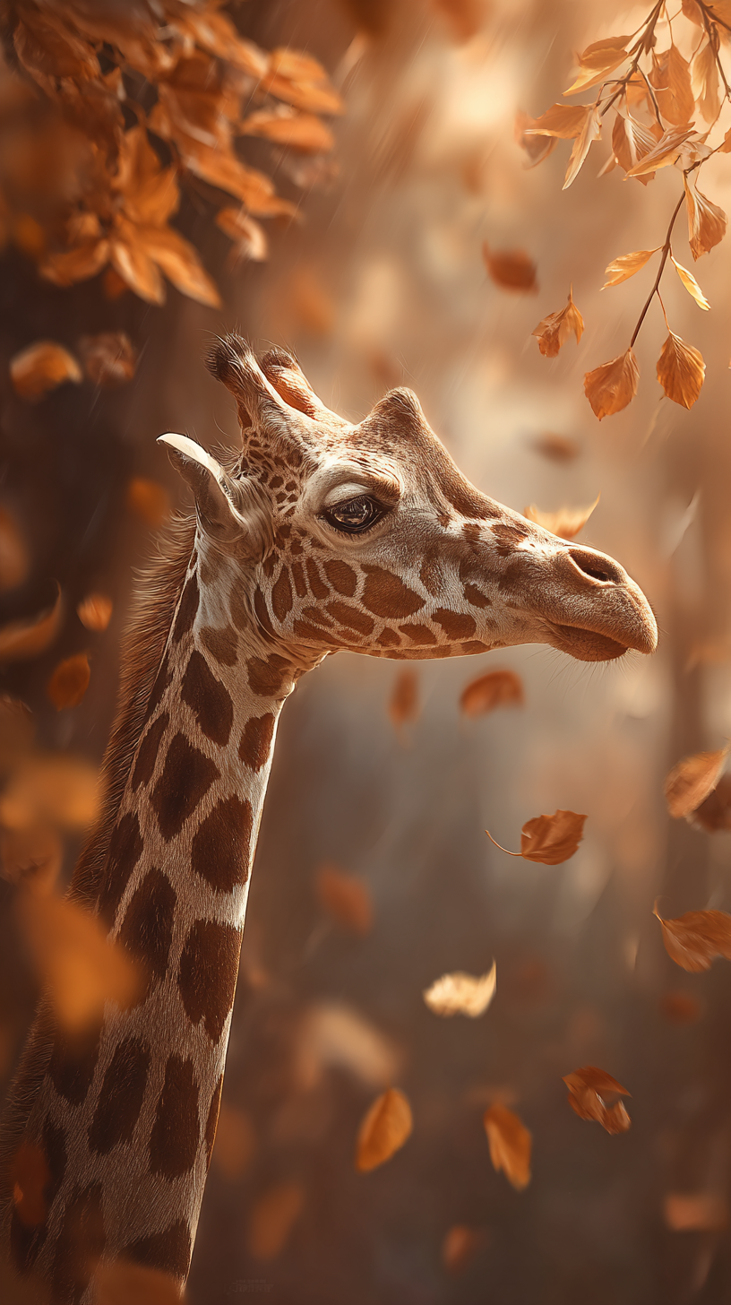 fond d'écran Girafe android télécharger gratuit