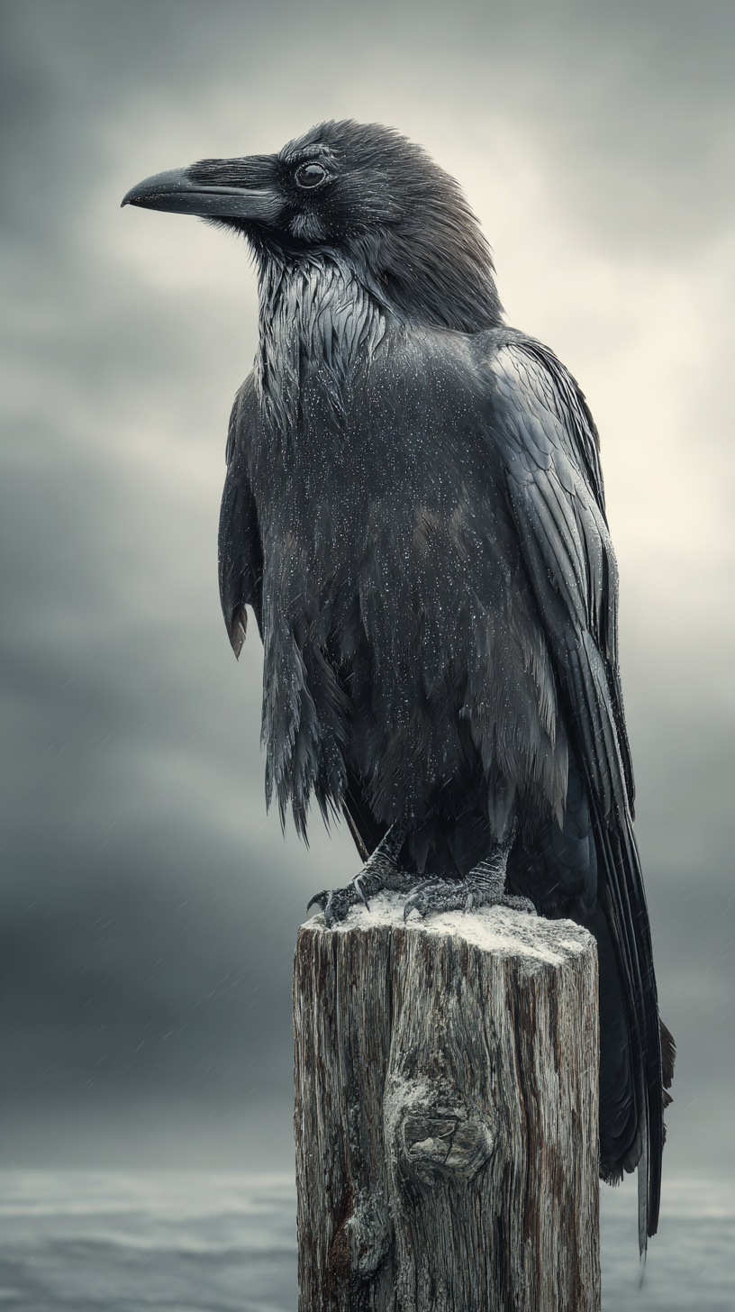 fond d'écran Corbeau android 4k gratuit