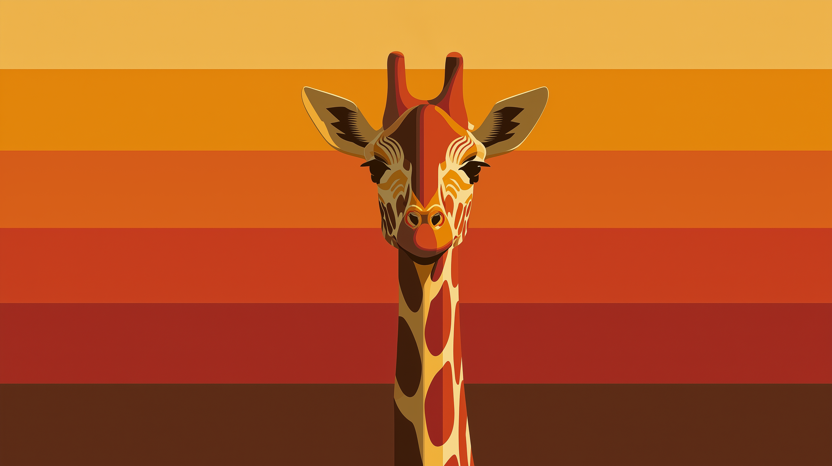 fond d'écran Girafe 1920x1080 téléchargement gratuit