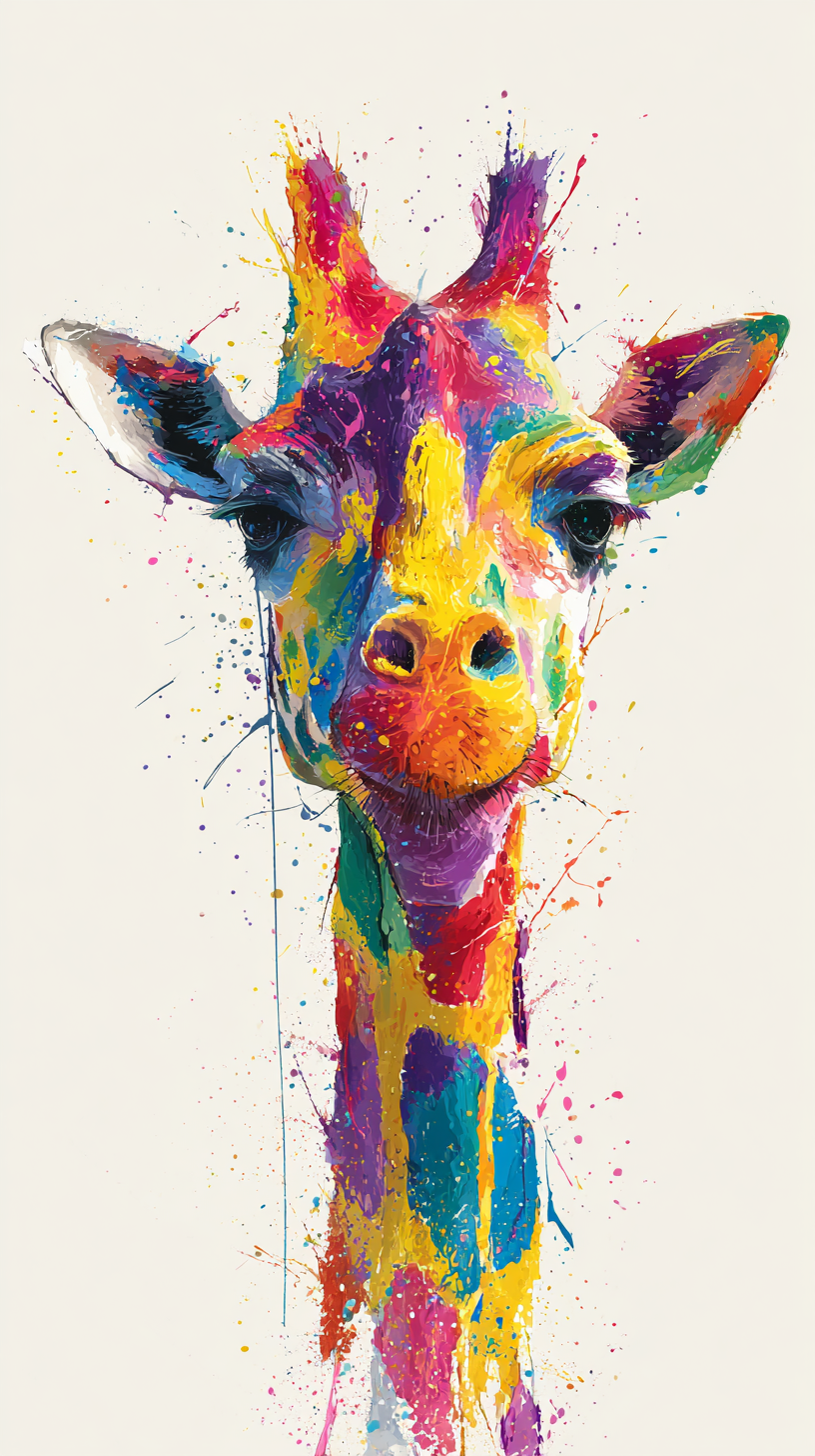 photo fond d'écran Girafe iphone télécharger gratuit