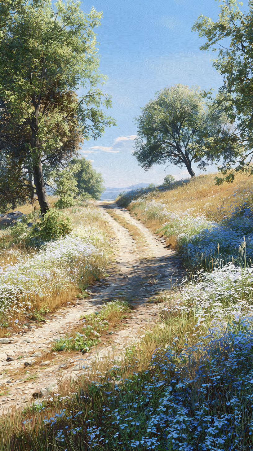 fond d'écran Chemin iphone 4k télécharger gratuit