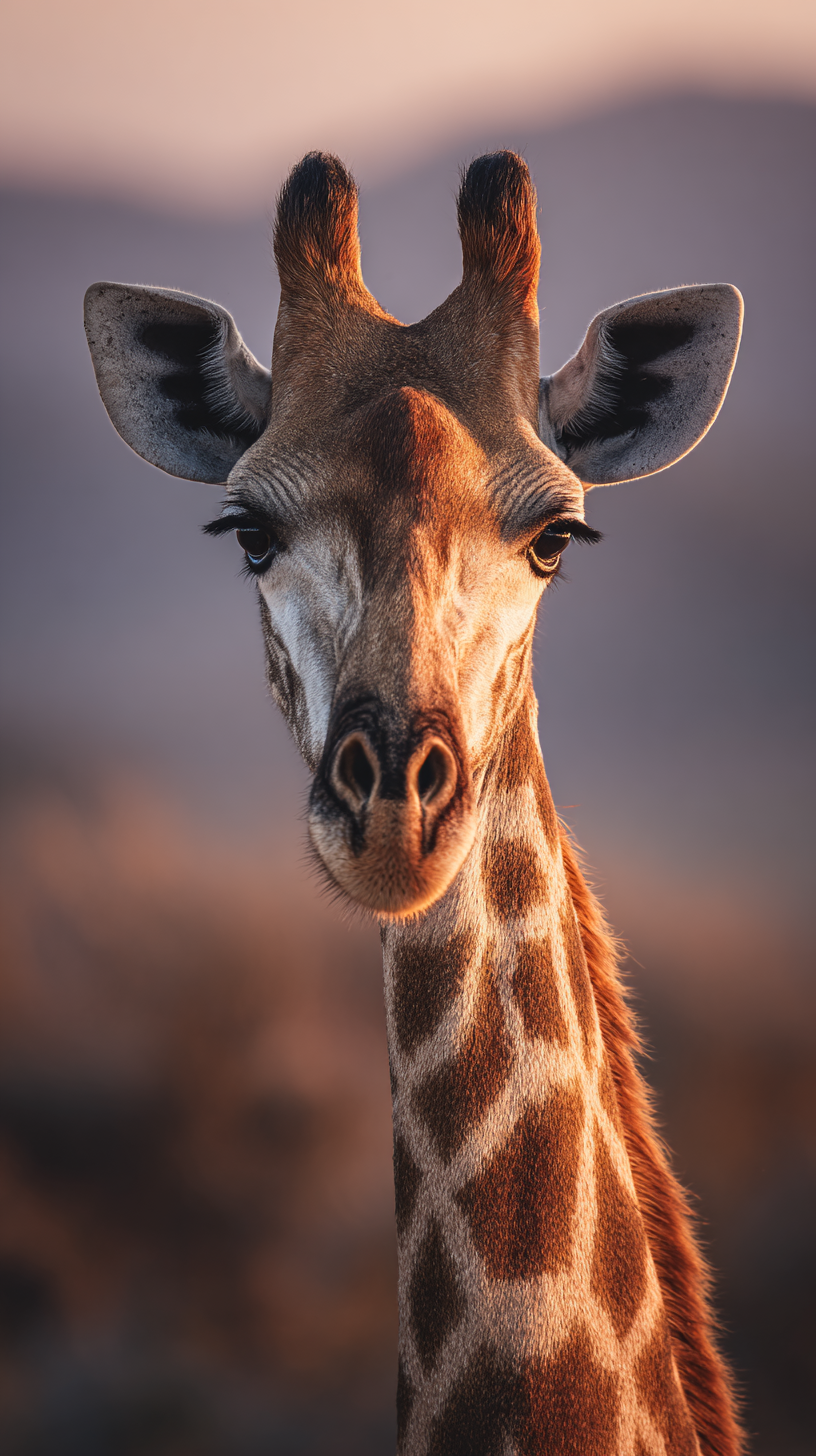 fond d'écran Girafe iphone 16e gratuit