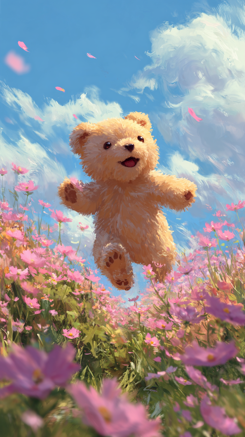 fond d'écran Ours en peluche android 4k gratuit