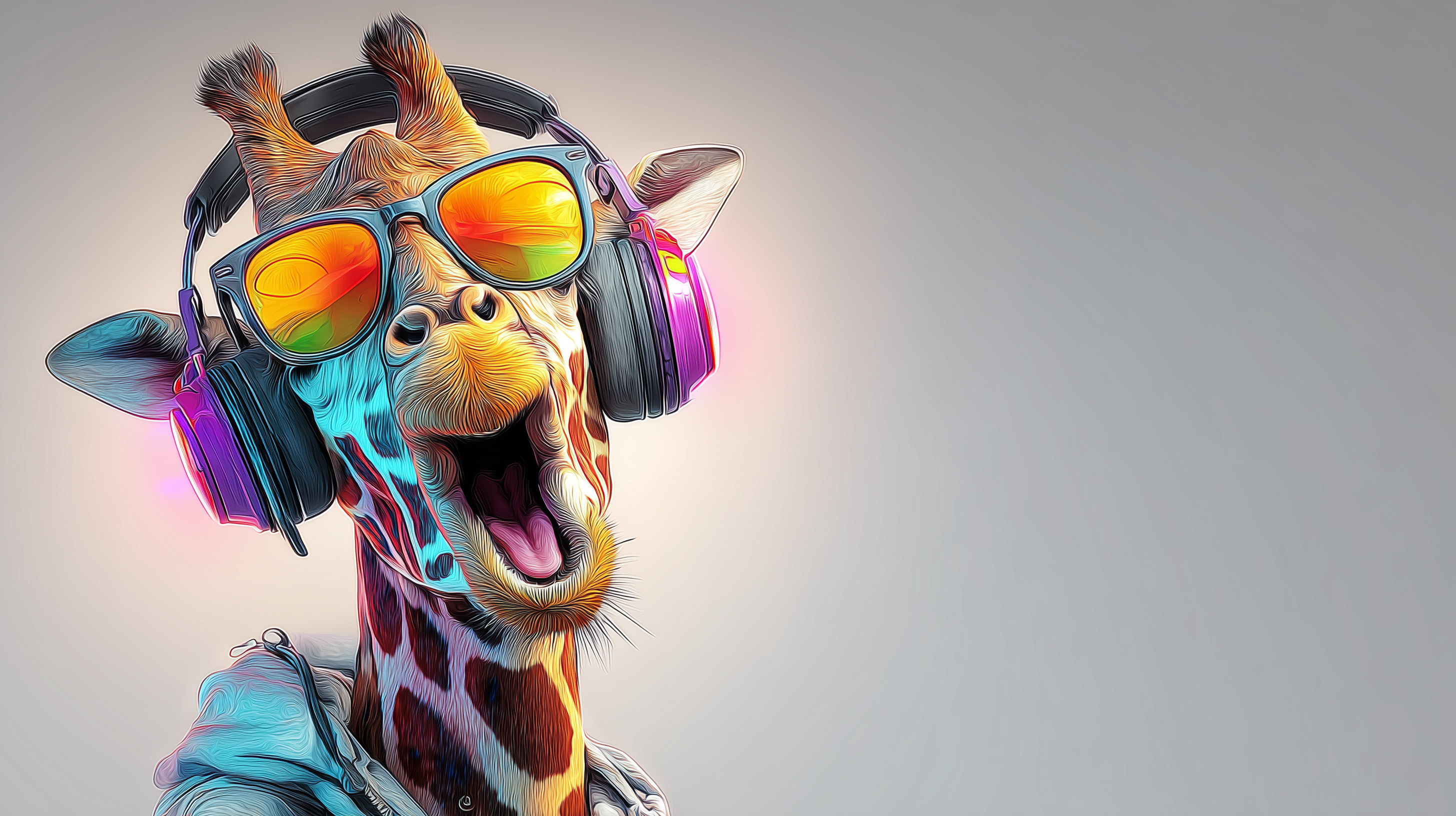 fond d'écran Girafe 4k mac téléchargement gratuit