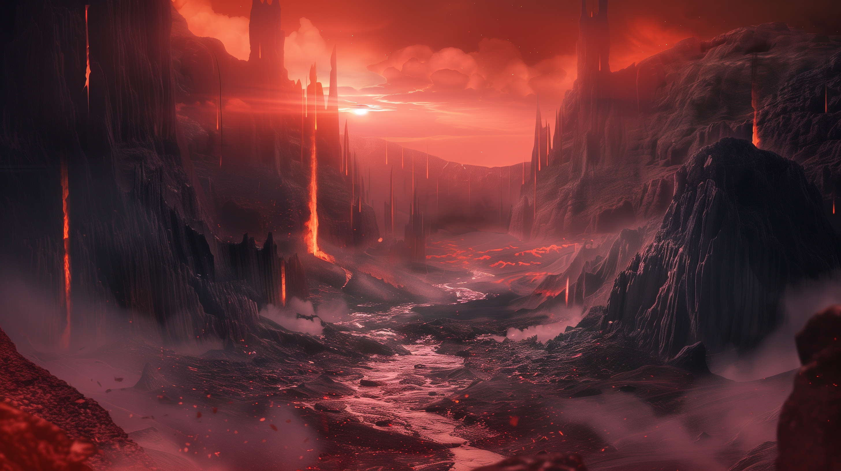 fond d'écran Enfer pc 3440x1440 téléchargement gratuit