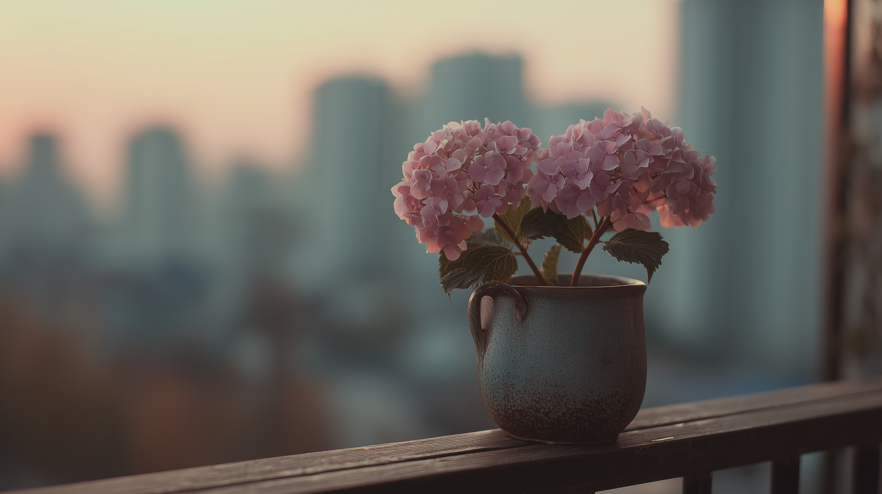 fond d'écran Hortensias pc 4k ultra hd 1920x1080 téléchargement gratuit