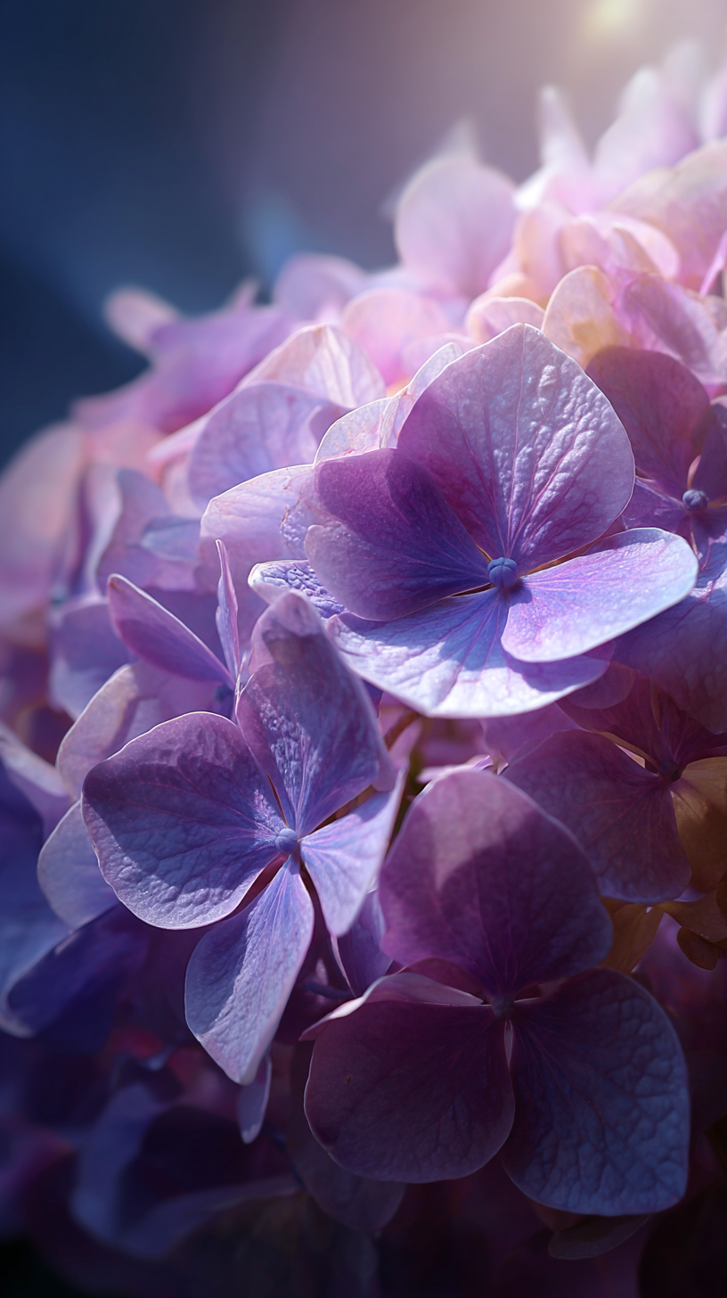 fond d'écran Hortensias gratuit pour téléphone portable télécharger haute qualité