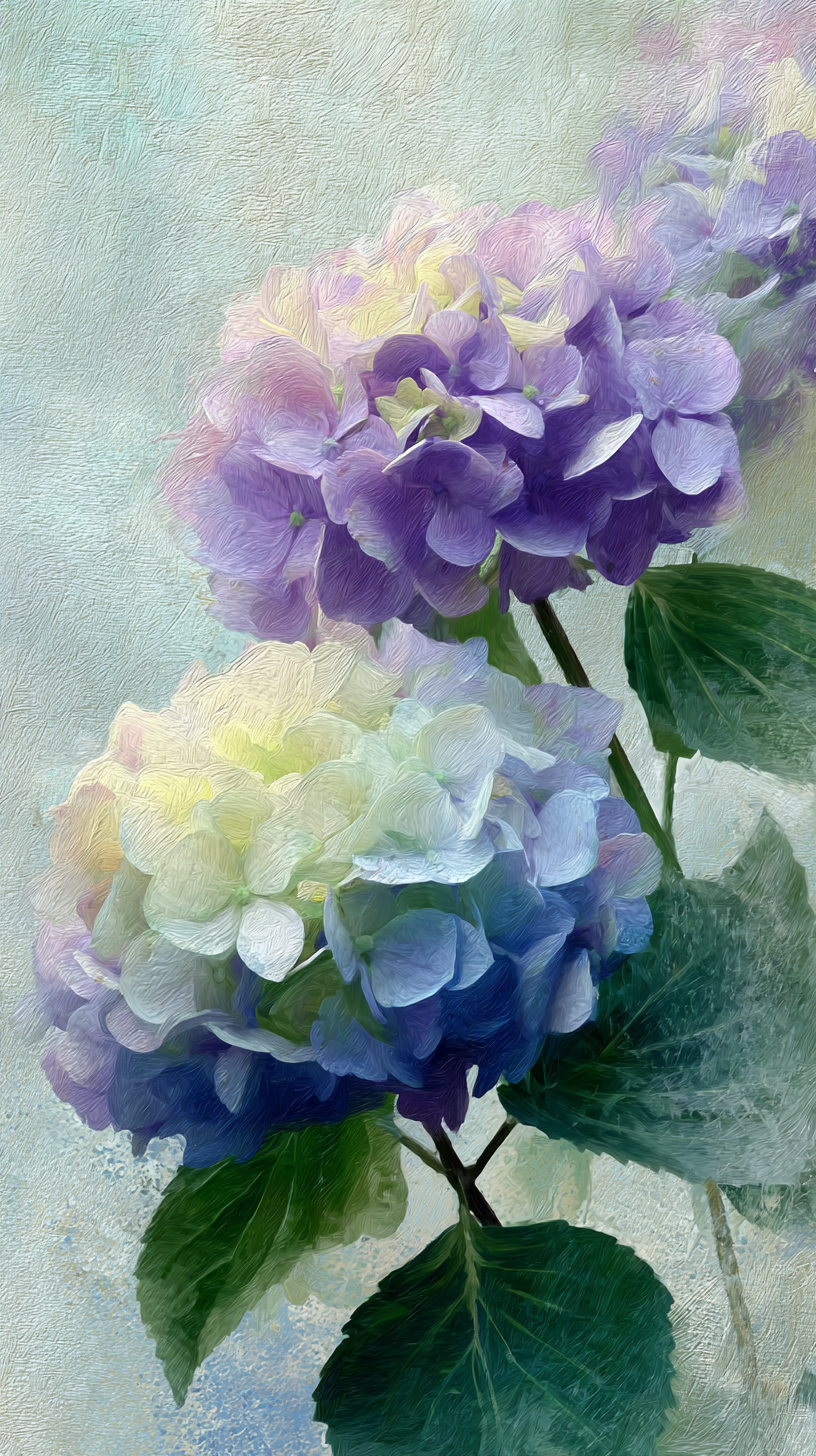 fond d'écran Hortensias téléphone gratuit télécharger gratuit