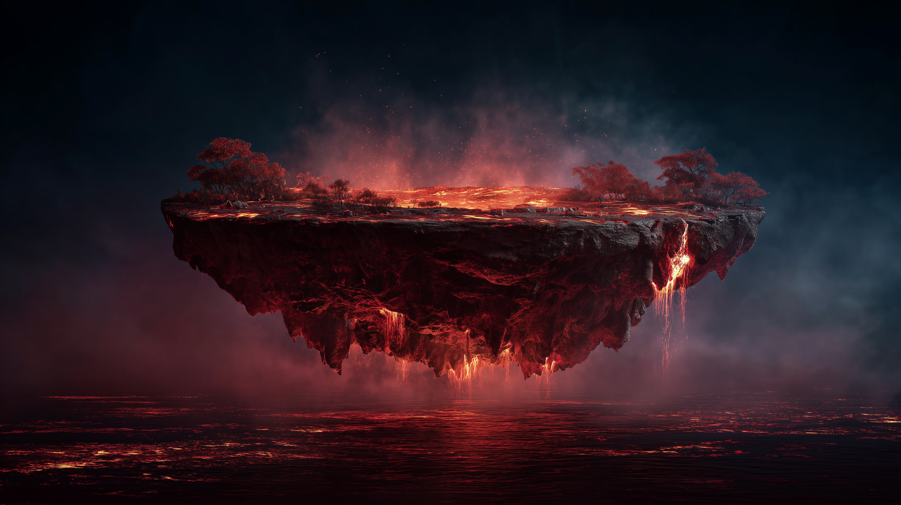 fond d'écran Enfer windows 11 4k téléchargement gratuit