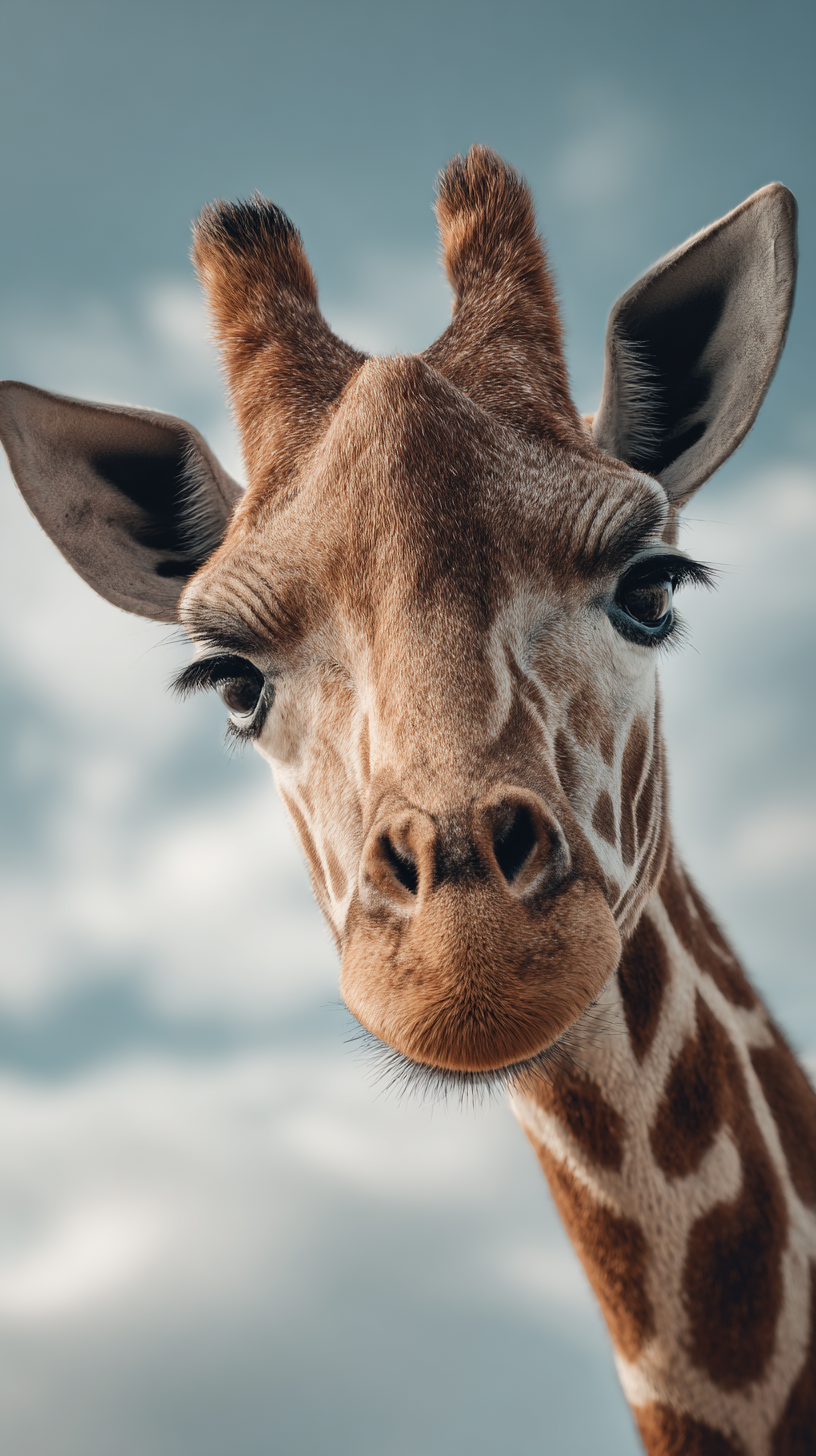 fond d'écran Girafe iphone 14 gratuit