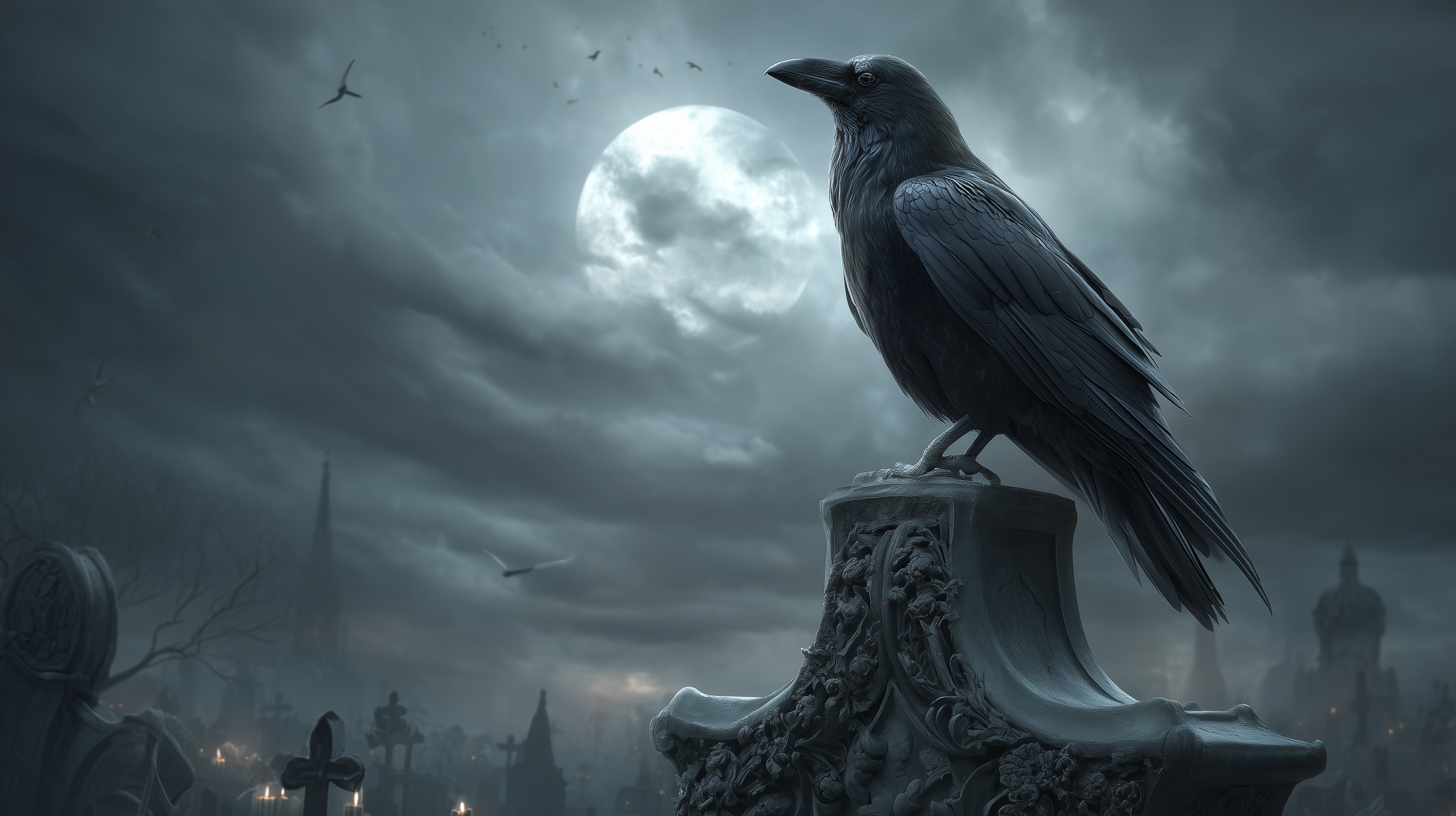 fond d'écran Corbeau 2560x1600 hd téléchargement gratuit