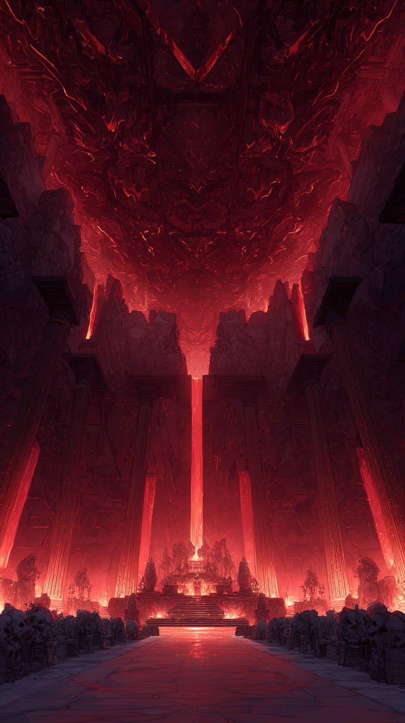 fond d'écran Enfer iphone 17 pro max gratuit