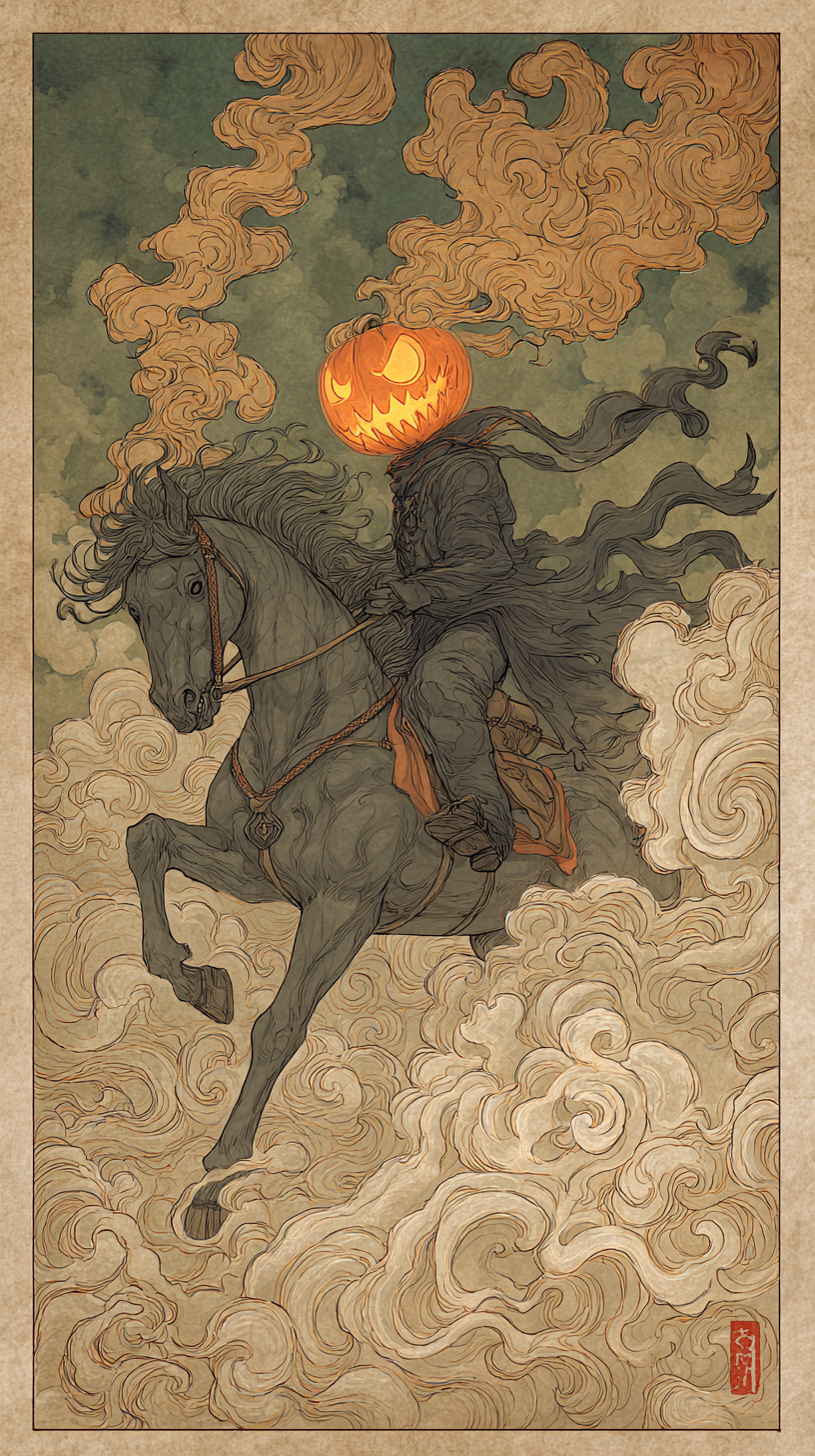 fond d'écran Headless Horseman iphone 17 gratuit