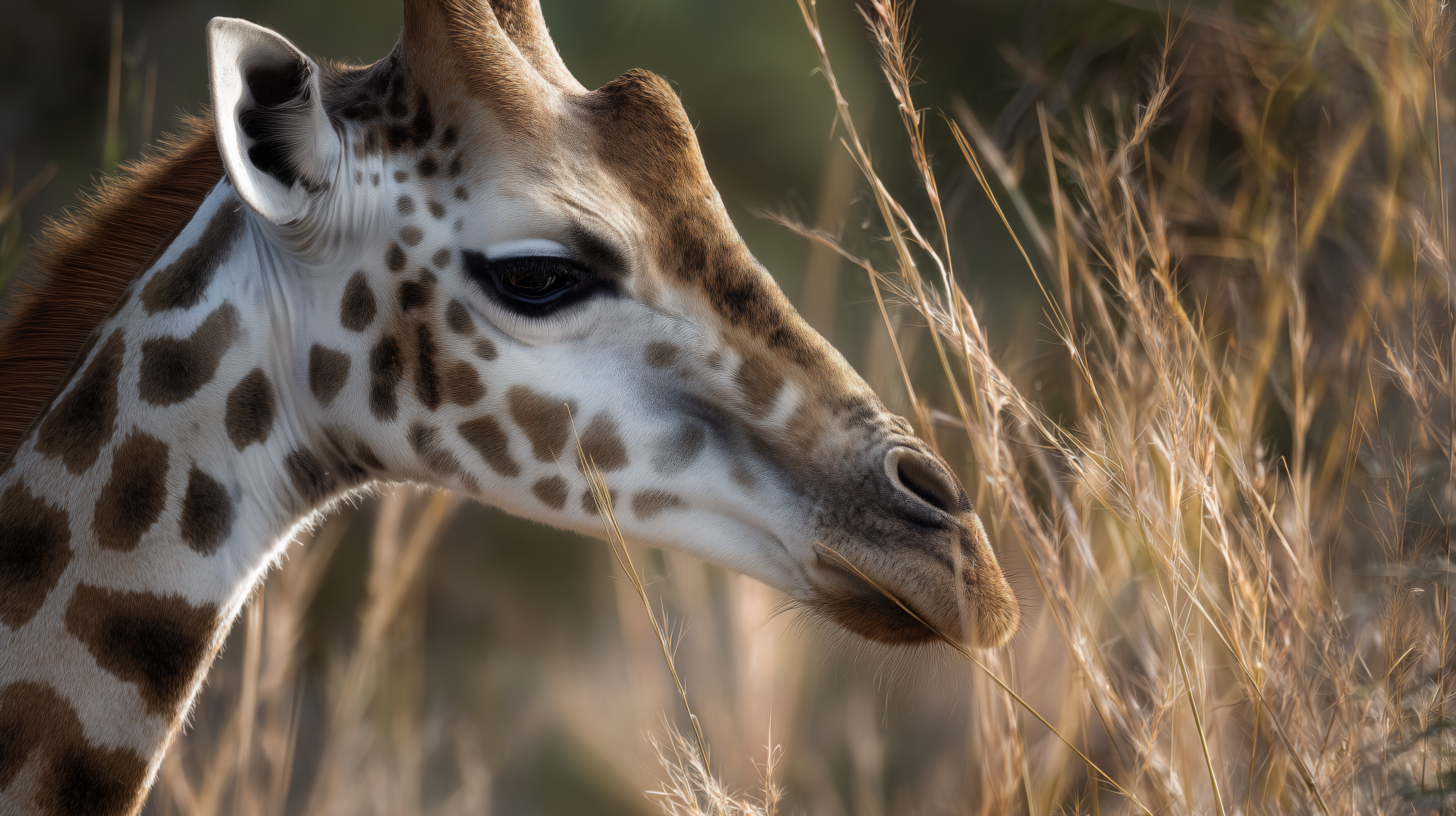 fond d'écran Girafe pc simple téléchargement gratuit