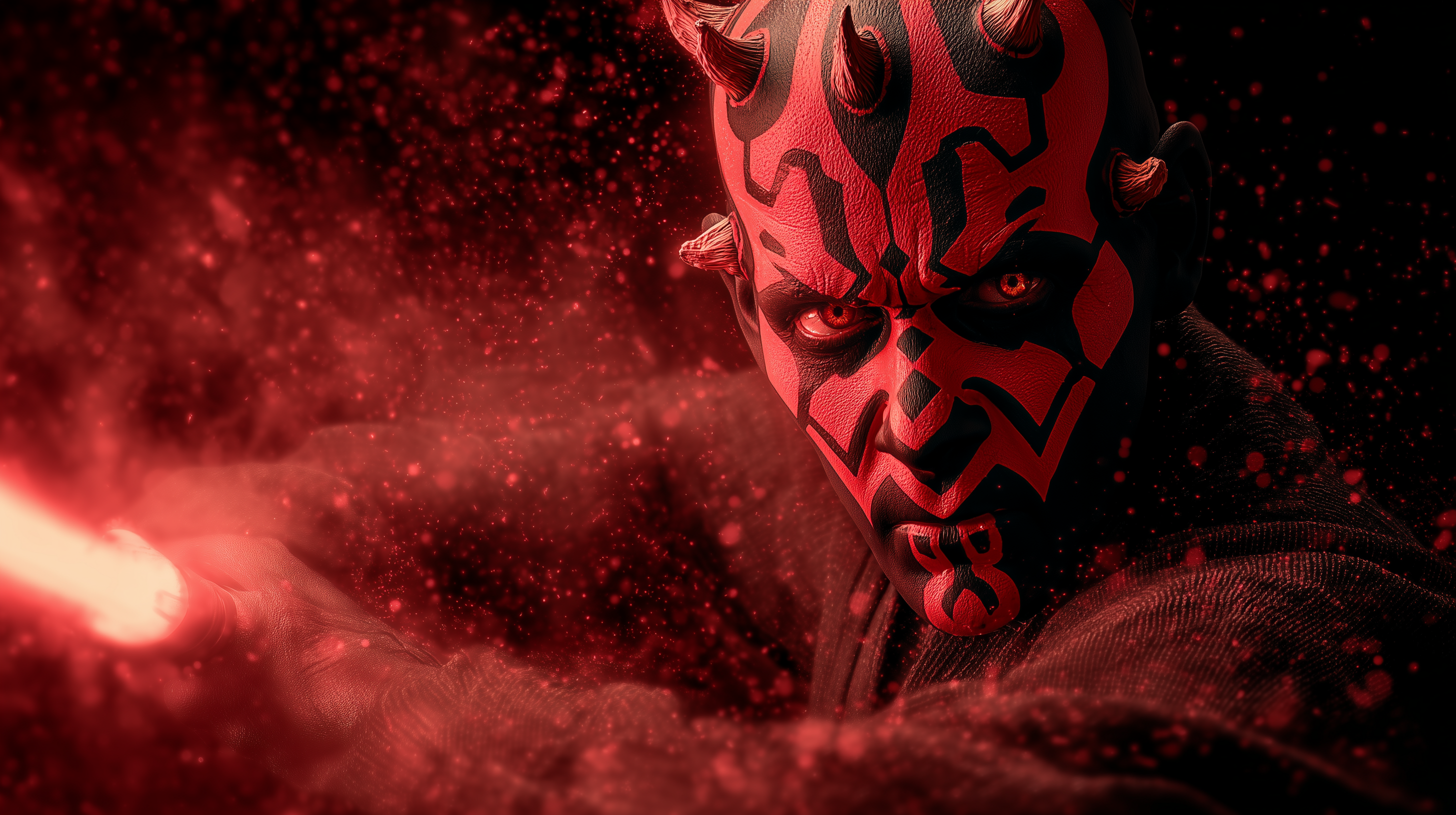 fond d'écran Darth Maul 3840x1440 téléchargement gratuit