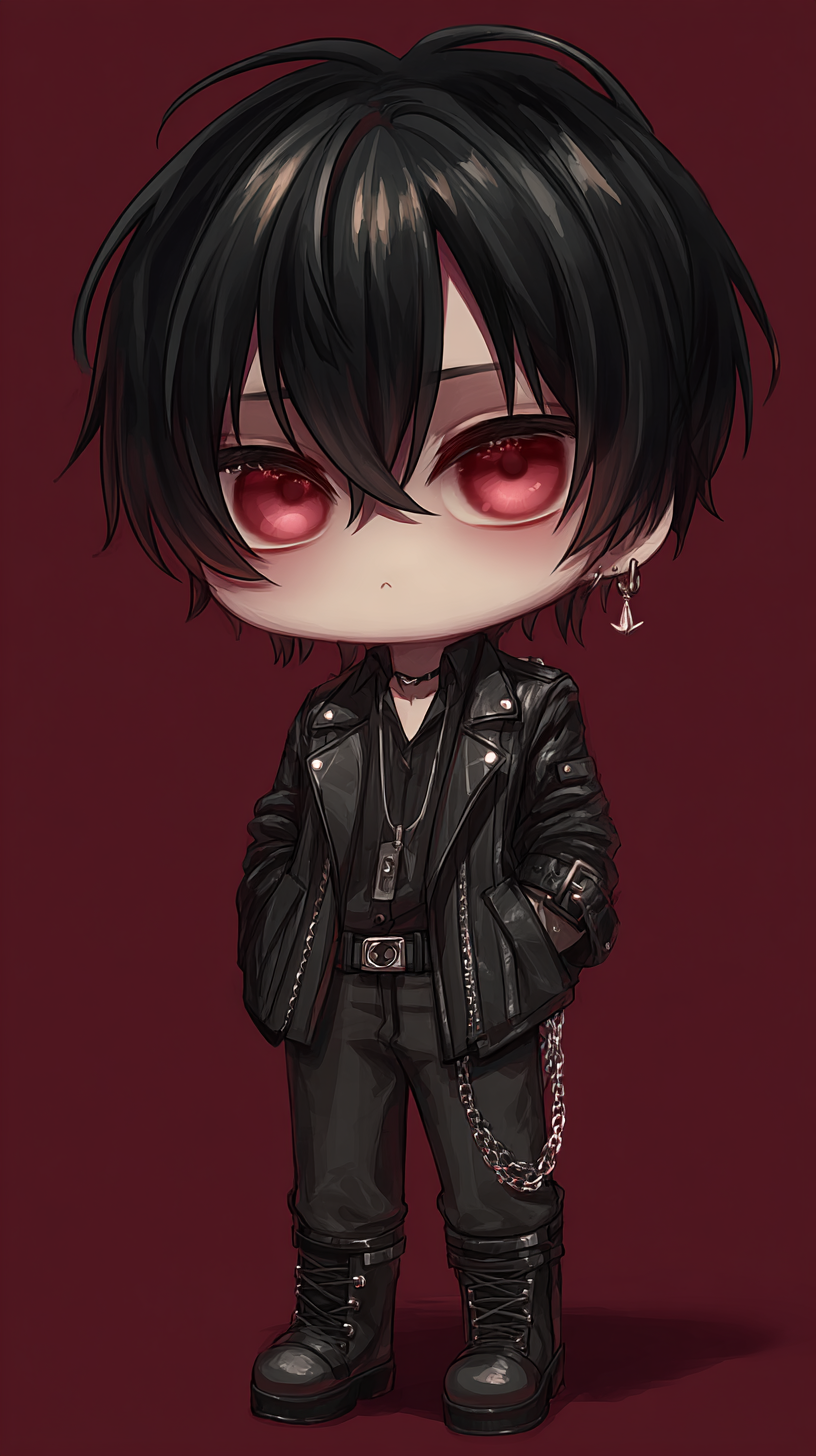 fond d'écran Chibi iphone 15 4k gratuit