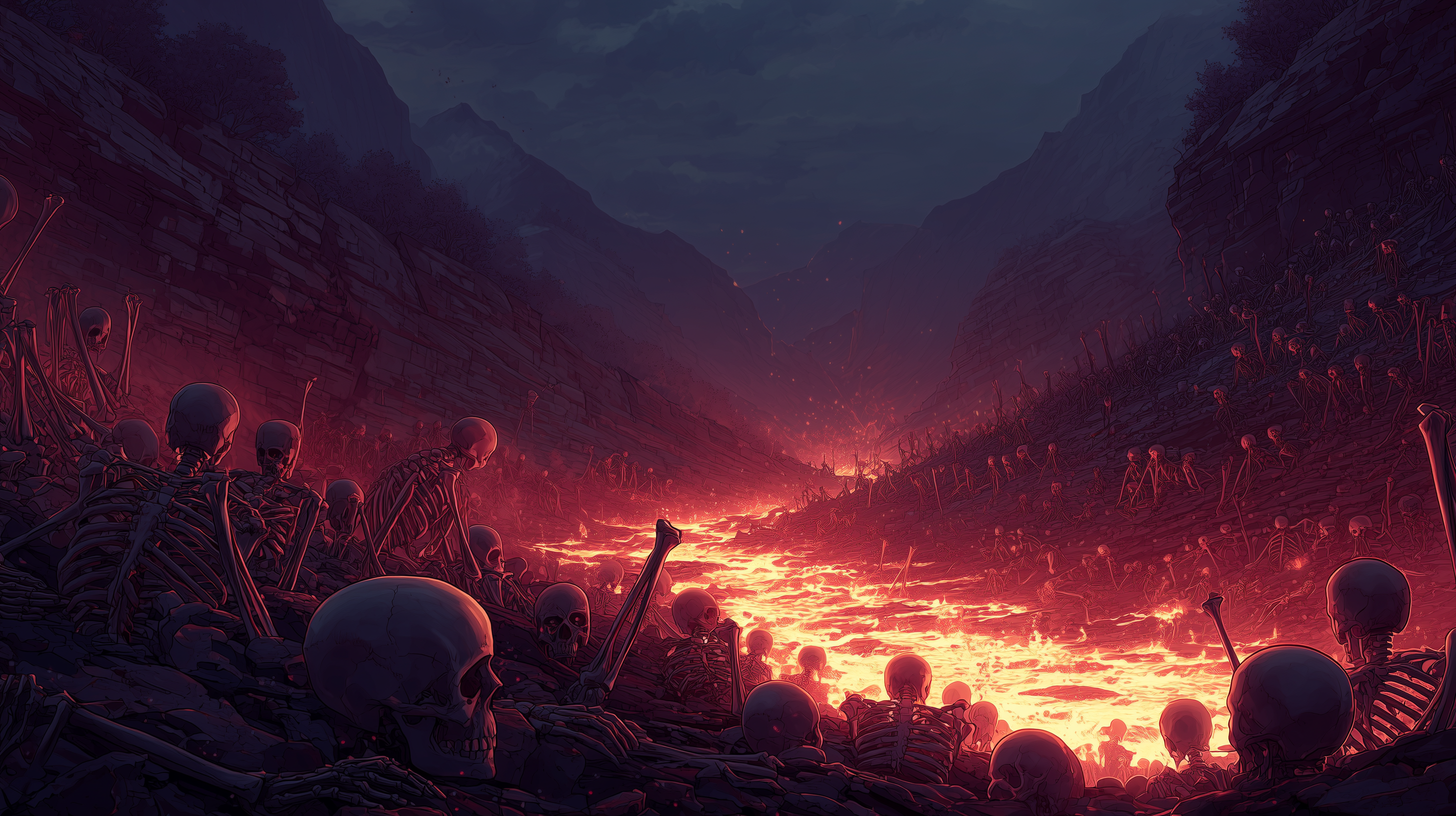 fond d'écran Enfer ultrawide 2560x1080 téléchargement gratuit