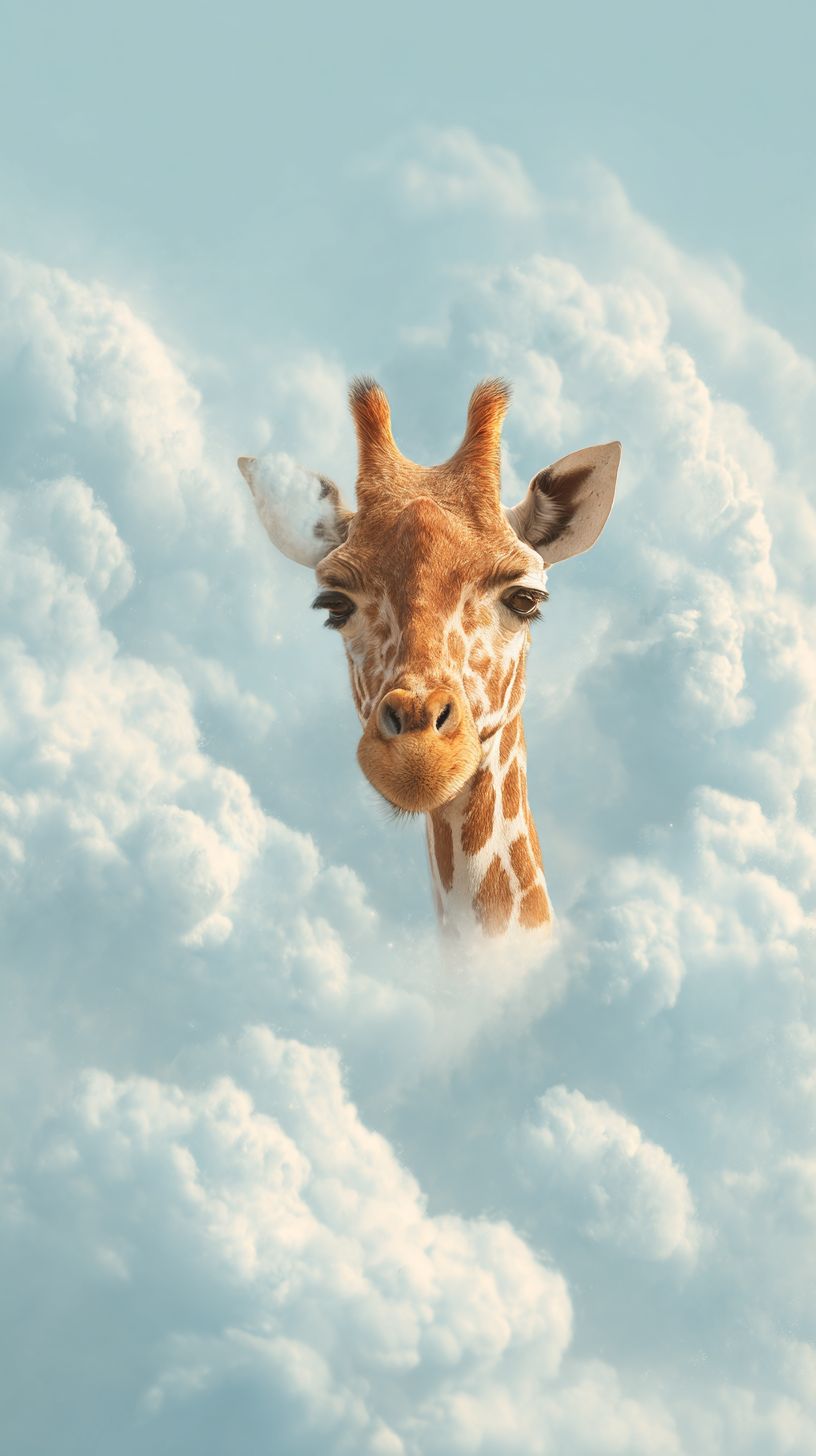 fond d'écran Girafe iphone 4k gratuit