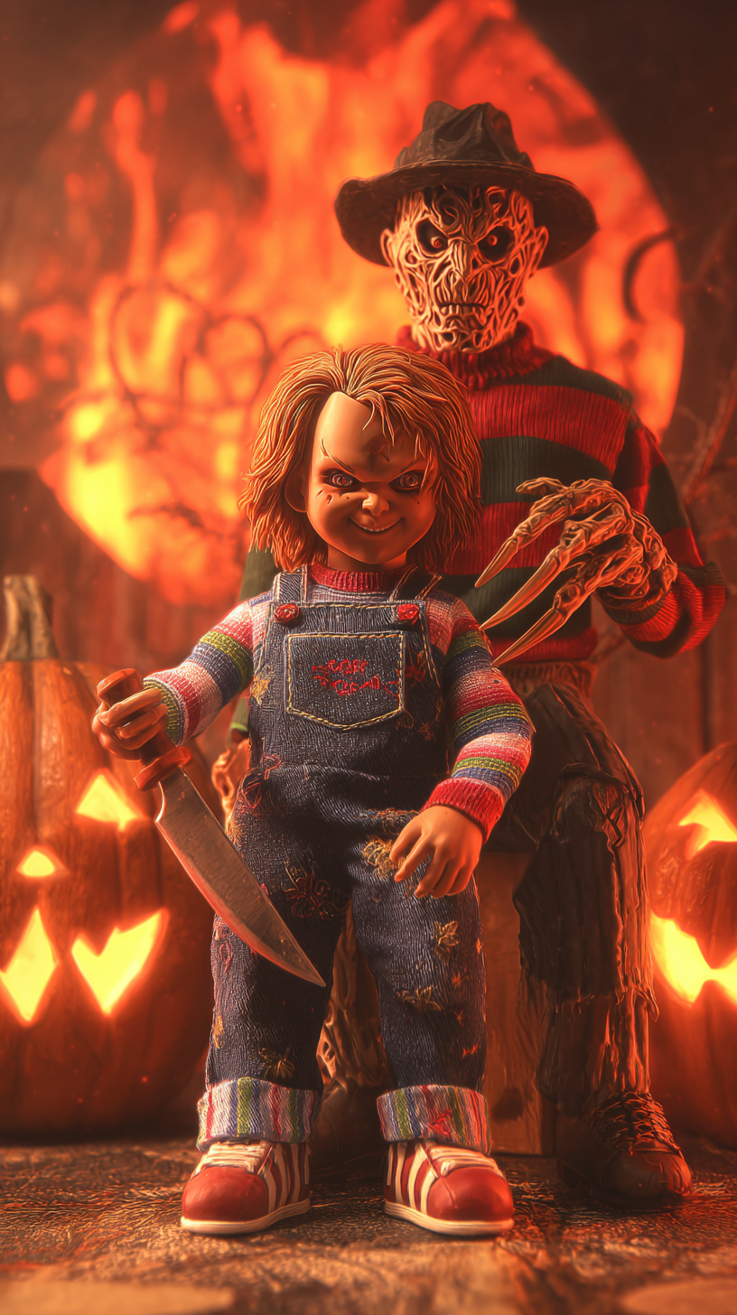 fond d'écran Chucky iphone 16 plus gratuit
