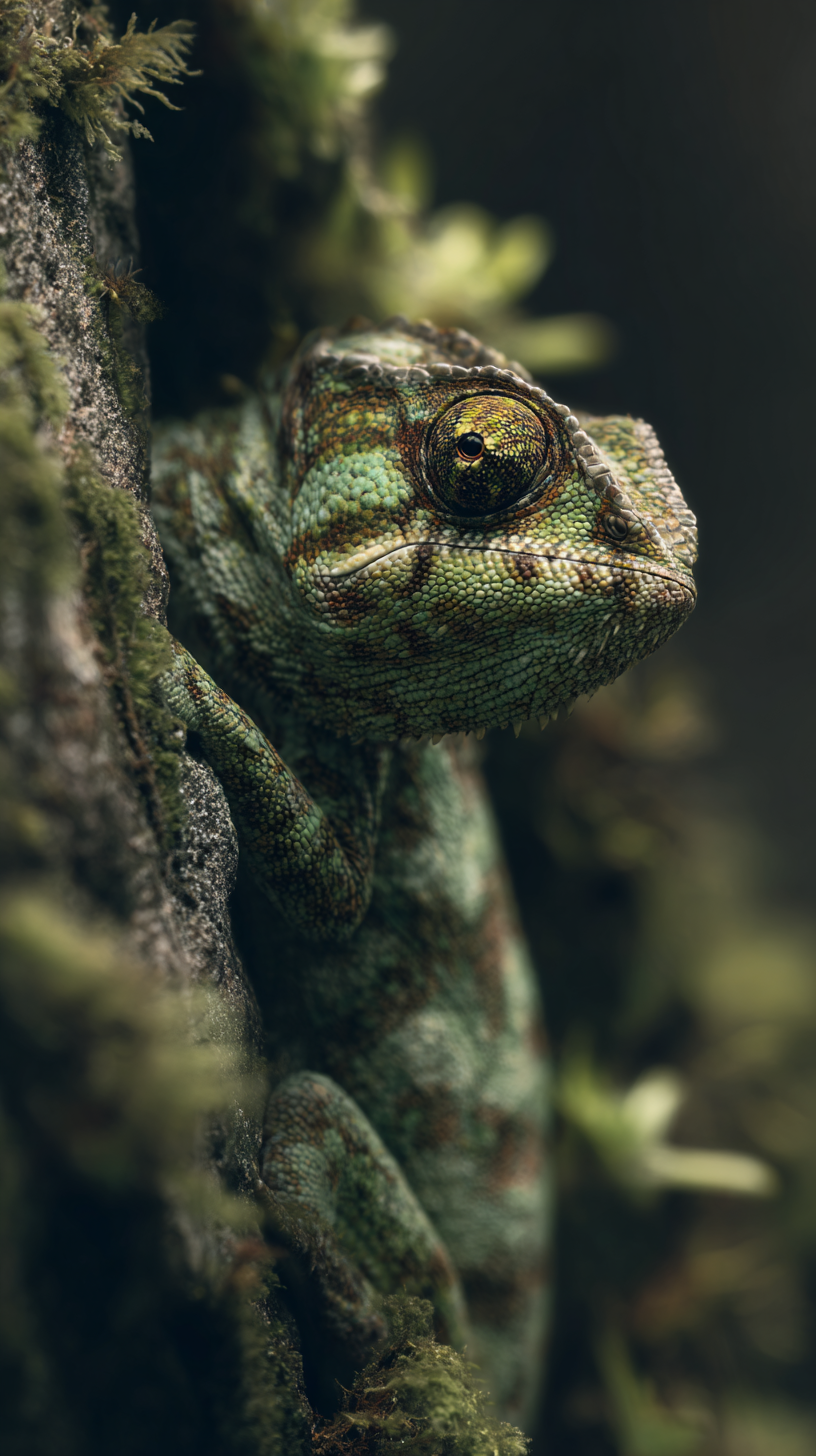 fond d'écran Caméléon iphone 13 télécharger gratuit