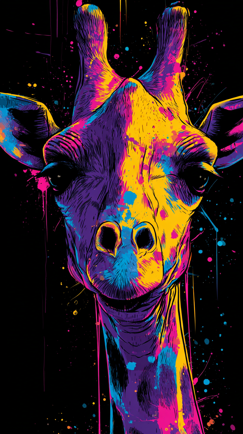 fond d'écran Girafe pour téléphone gratuit