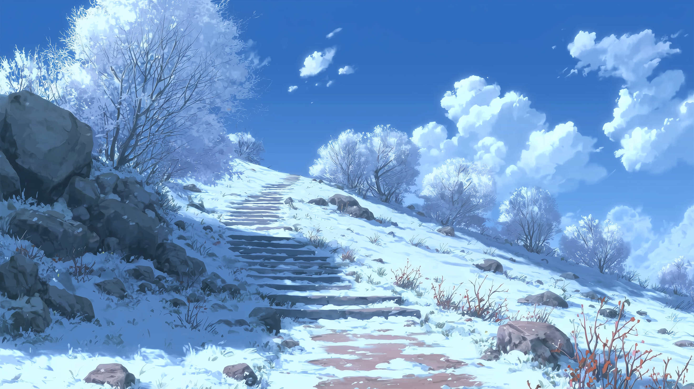 fond d'écran Hiver pc 3440x1440 téléchargement gratuit