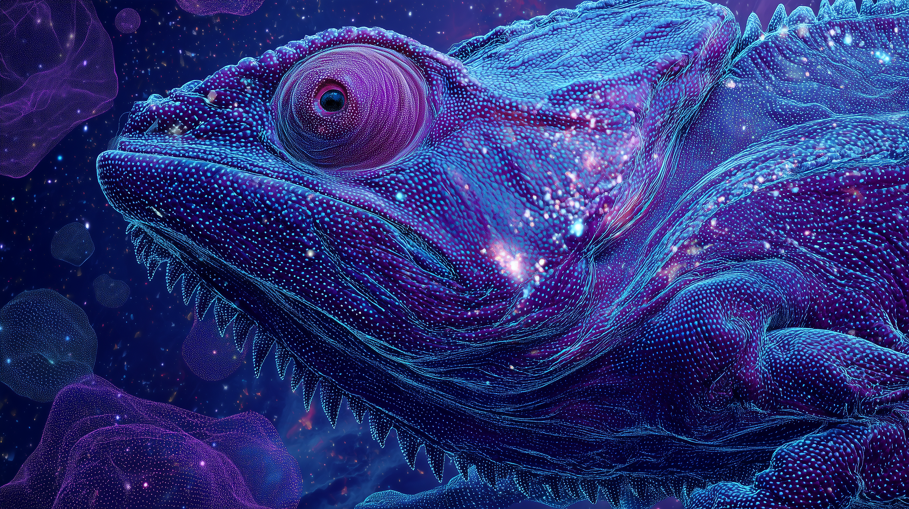 fond d'écran Caméléon Toshiba téléchargement gratuit