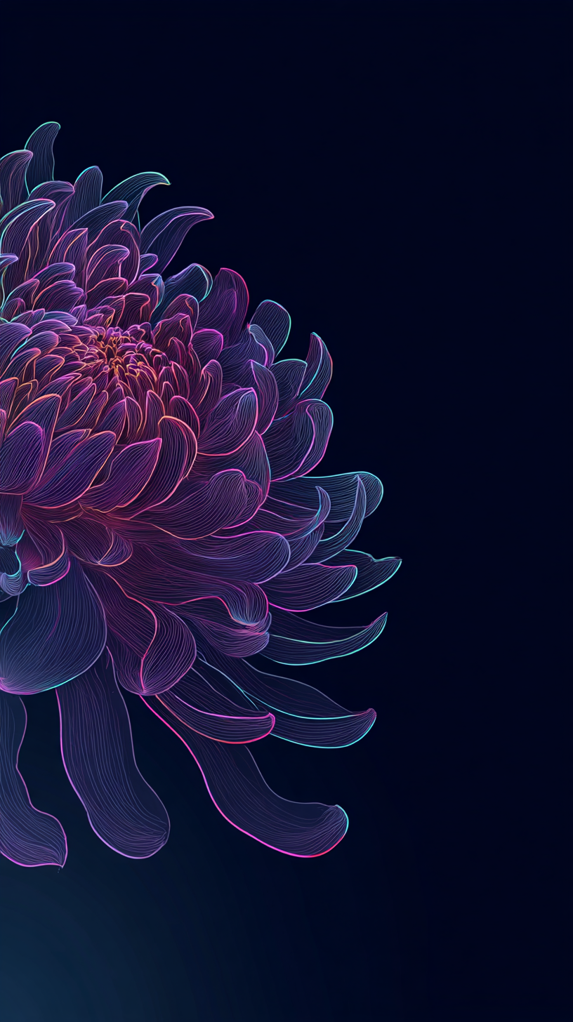 fond d'écran Chrysanthemum iphone 17 pro max gratuit