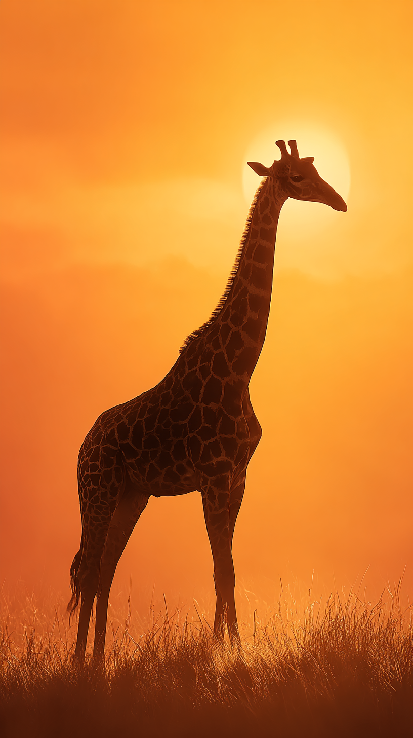 fond d'écran Girafe android gratuit télécharger gratuit