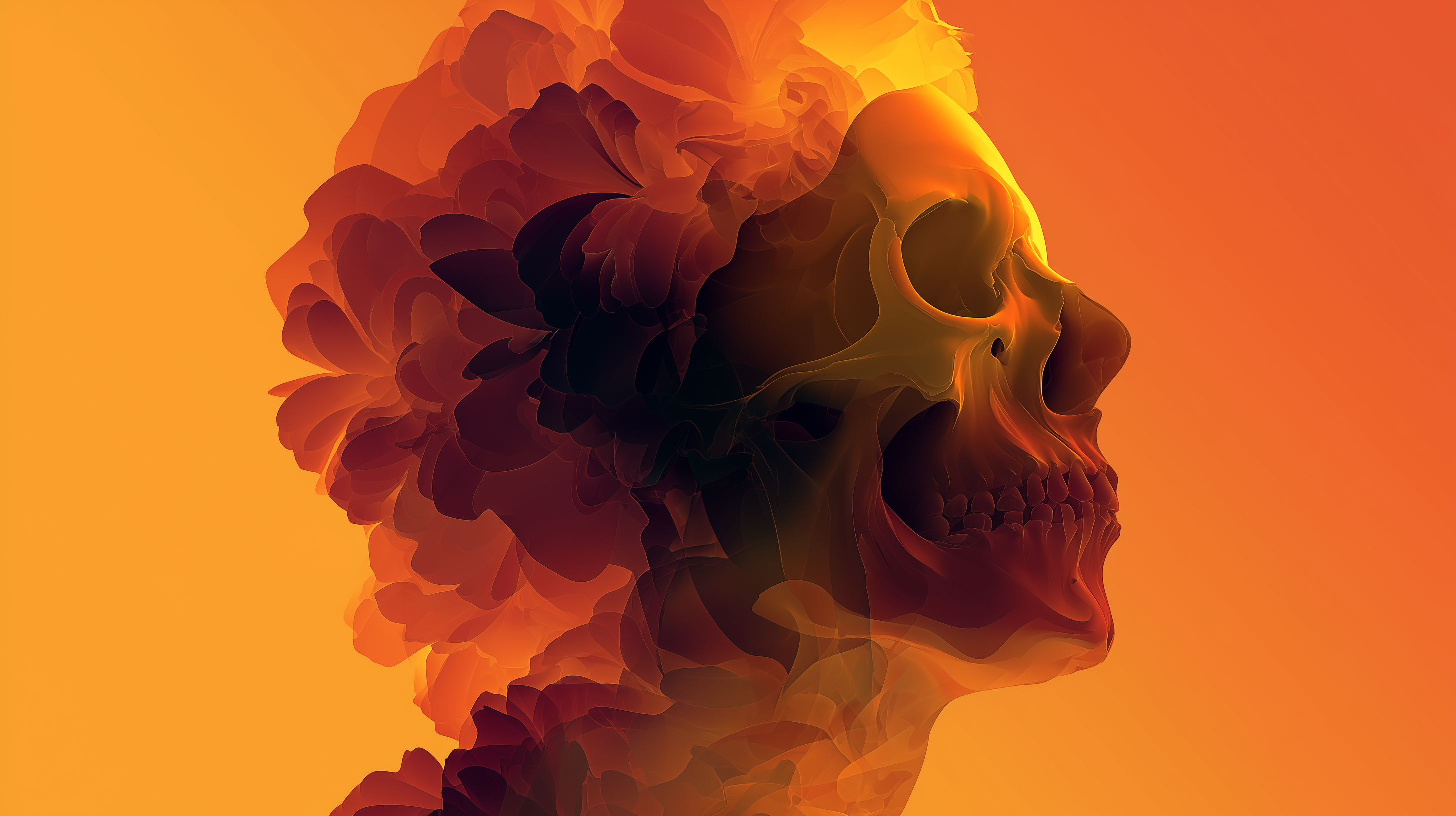 fond d'écran Jour des morts pc 3440x1440 téléchargement gratuit