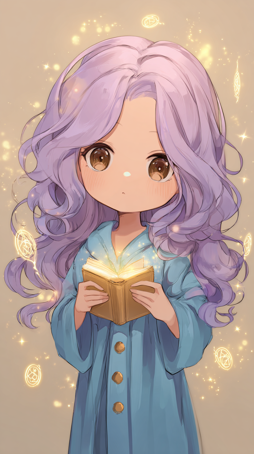 fond d'écran Chibi téléphone 4k gratuit