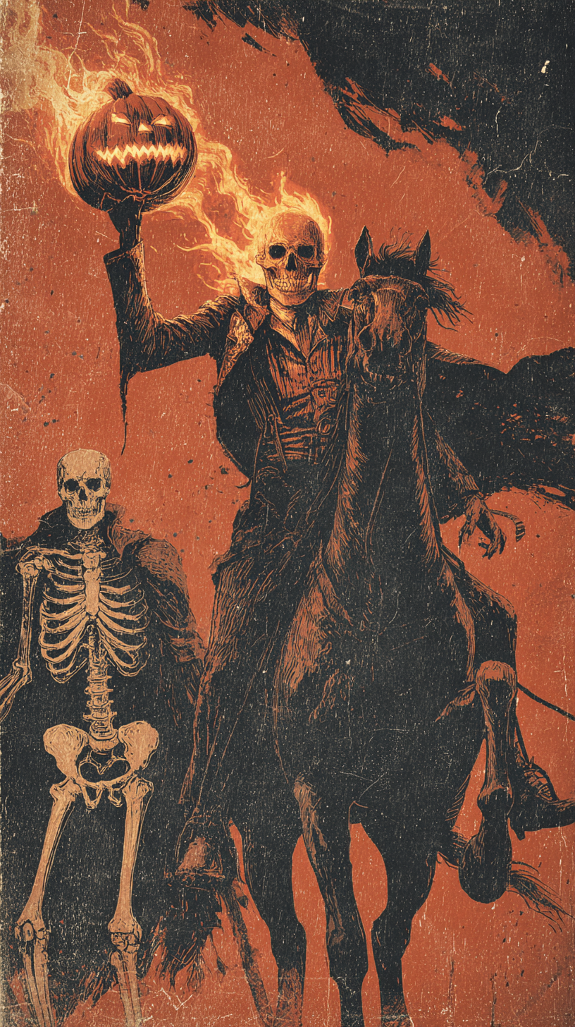 fond d'écran Headless Horseman iphone 16 télécharger gratuit
