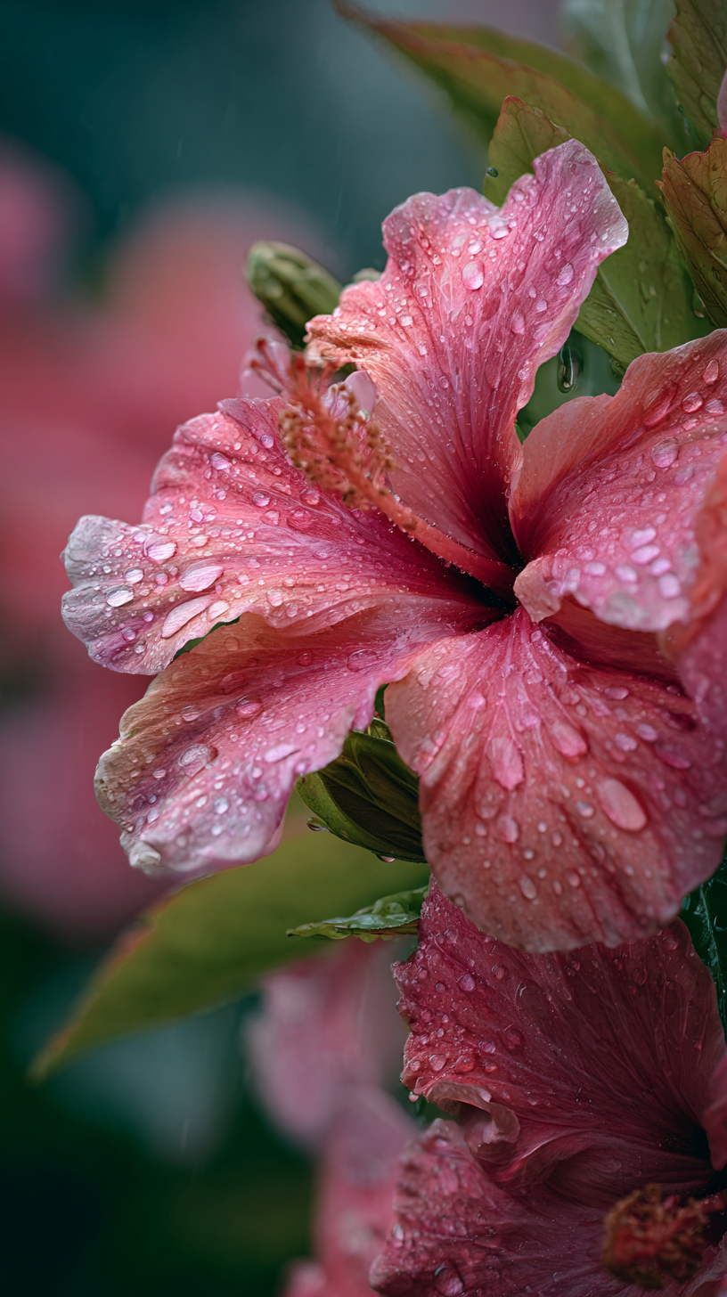 fond d'écran Hibiscus iphone 8 télécharger gratuit