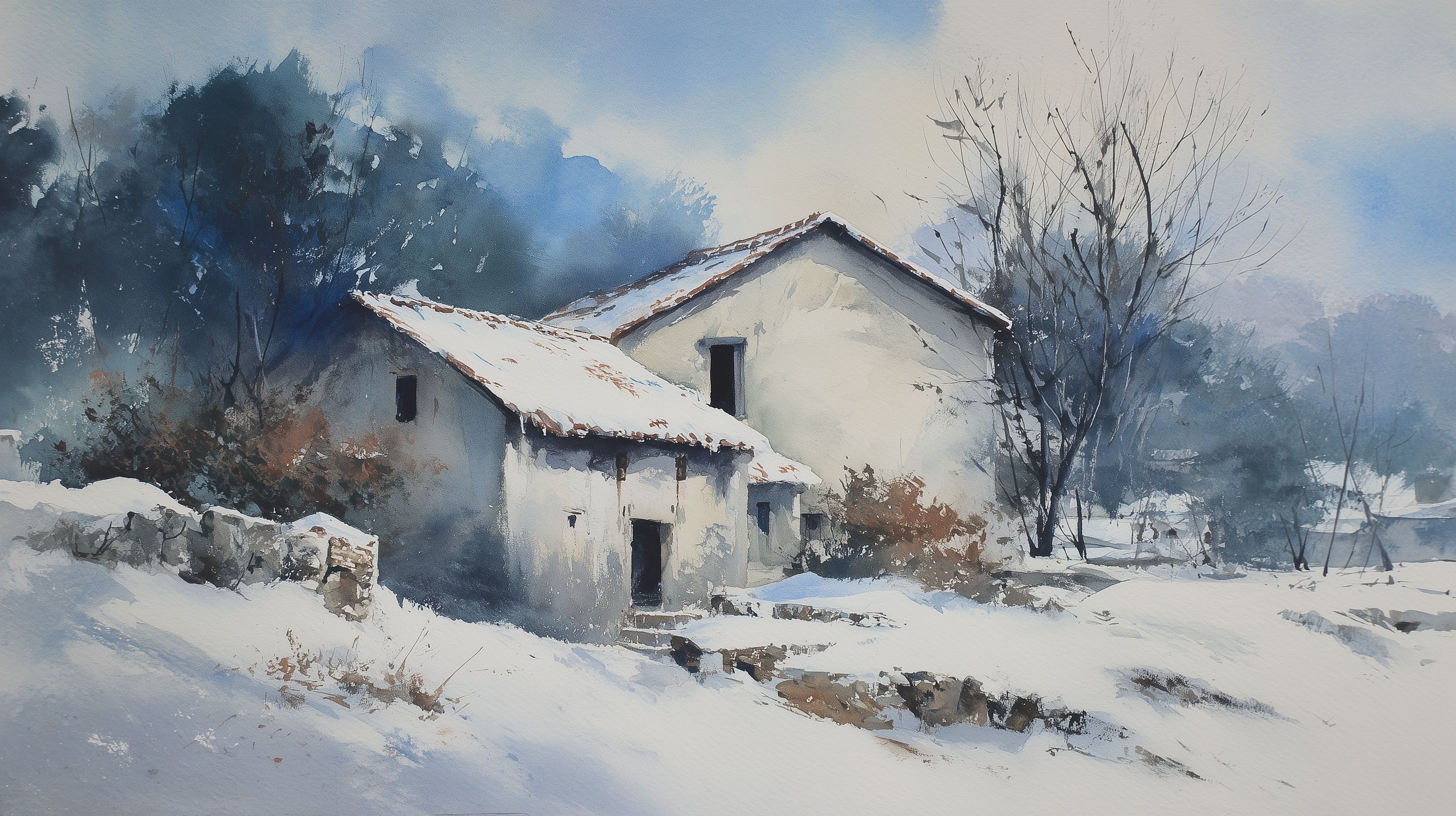 fond d'écran Hiver 2560x1440 téléchargement gratuit