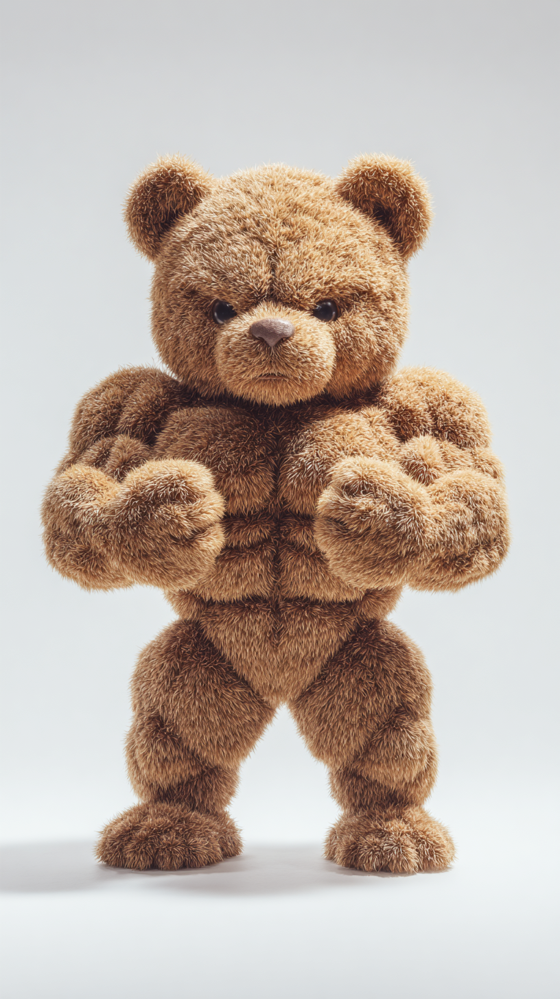 fond d'écran Ours en peluche iphone 15 pro gratuit