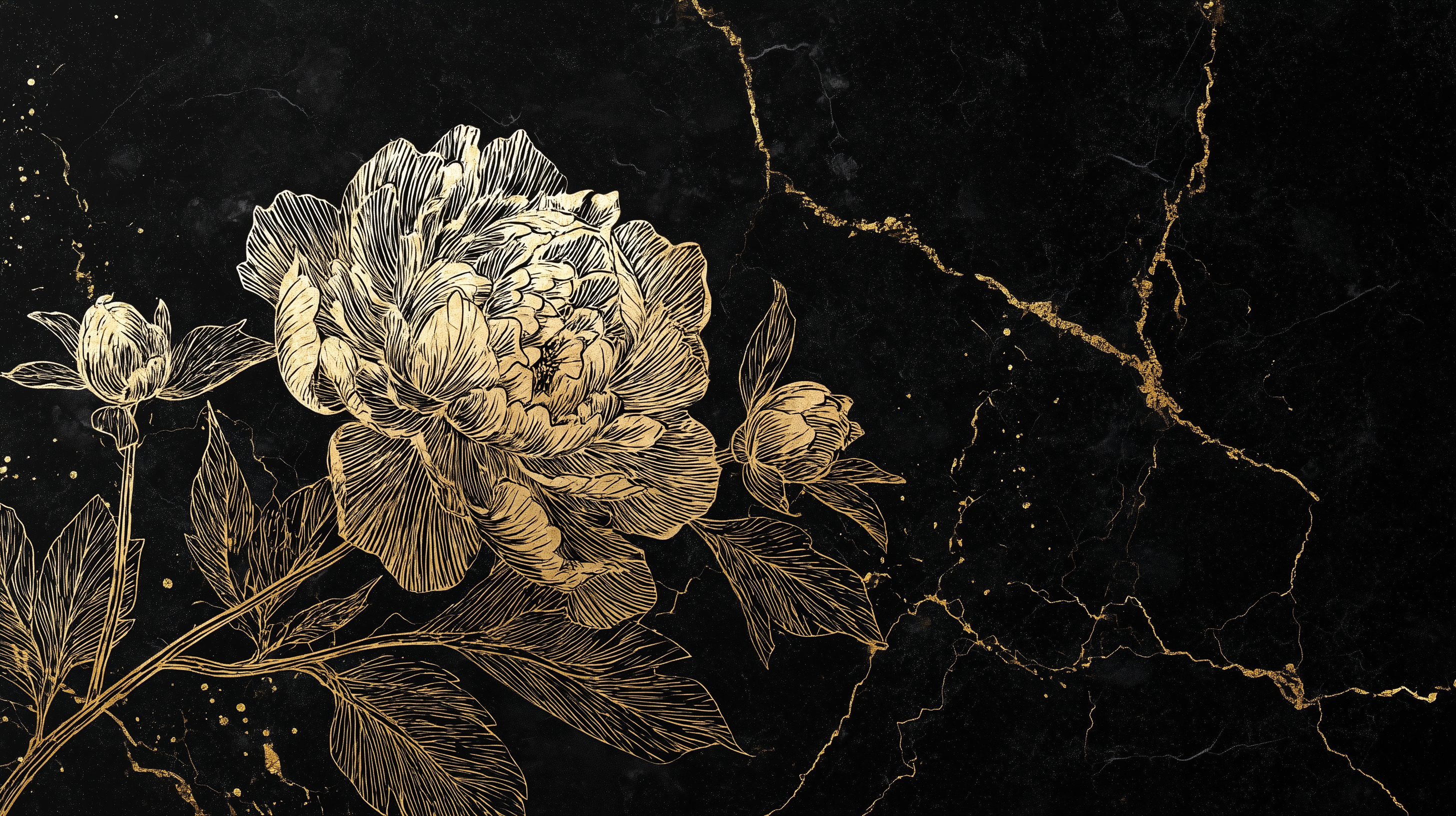 fond d'écran Pivoines 3840x1440 téléchargement gratuit